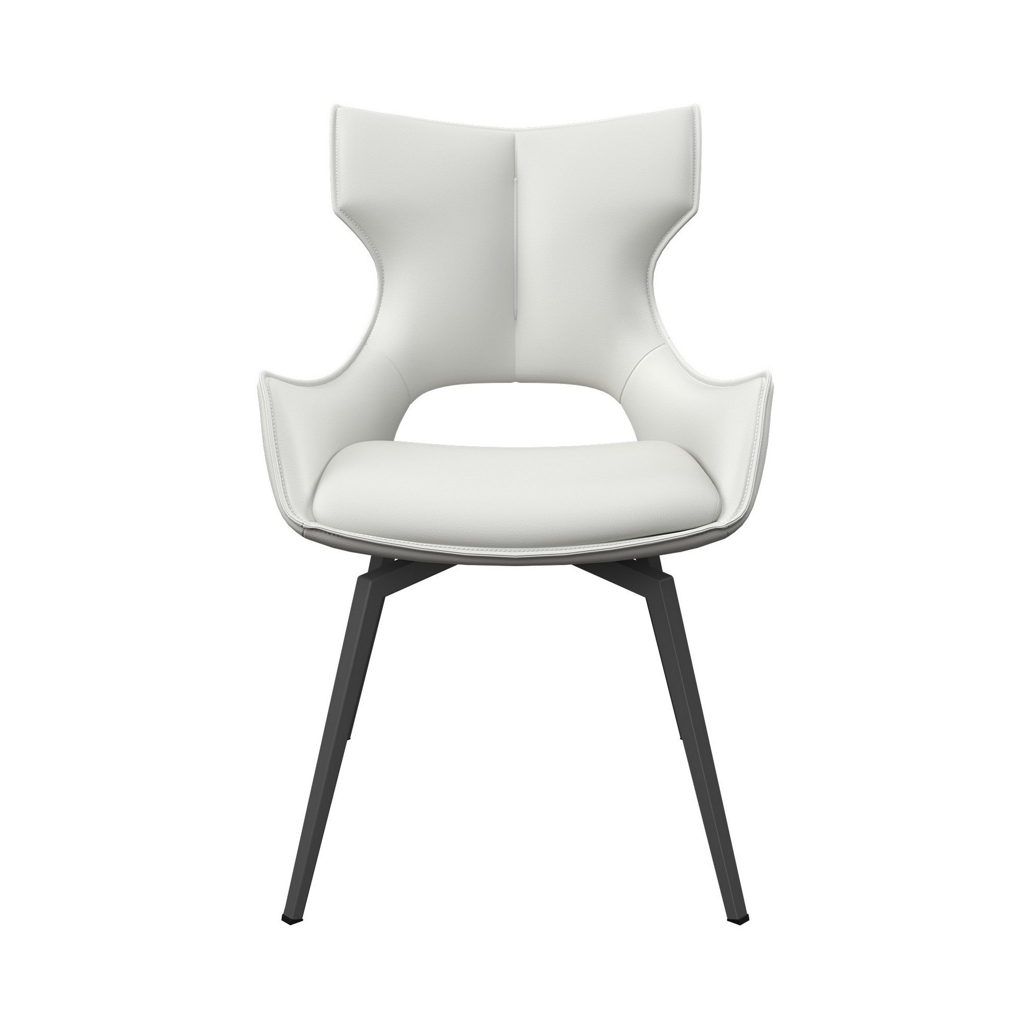 Raffaello Faux Leather Swivel Dining Chair