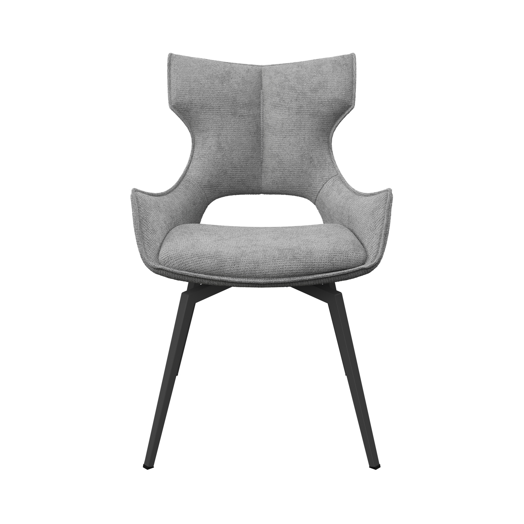 Raffaello Fabric Swivel Dining Chair