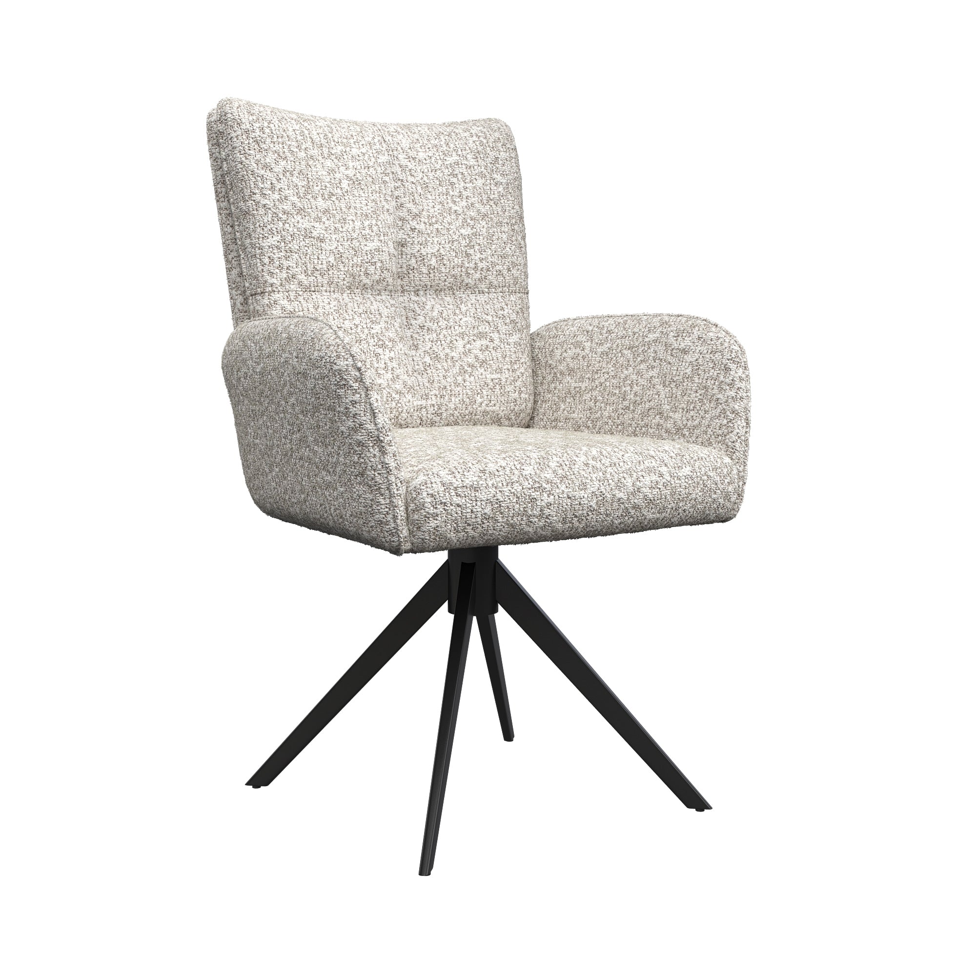 Rimini Fabric Swivel Arm Chair