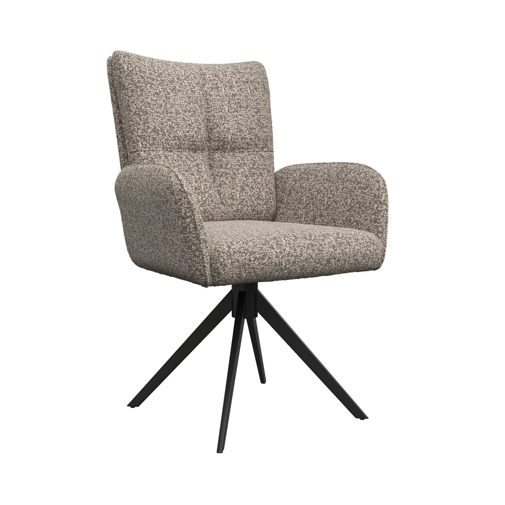 Rimini Fabric Swivel Arm Chair