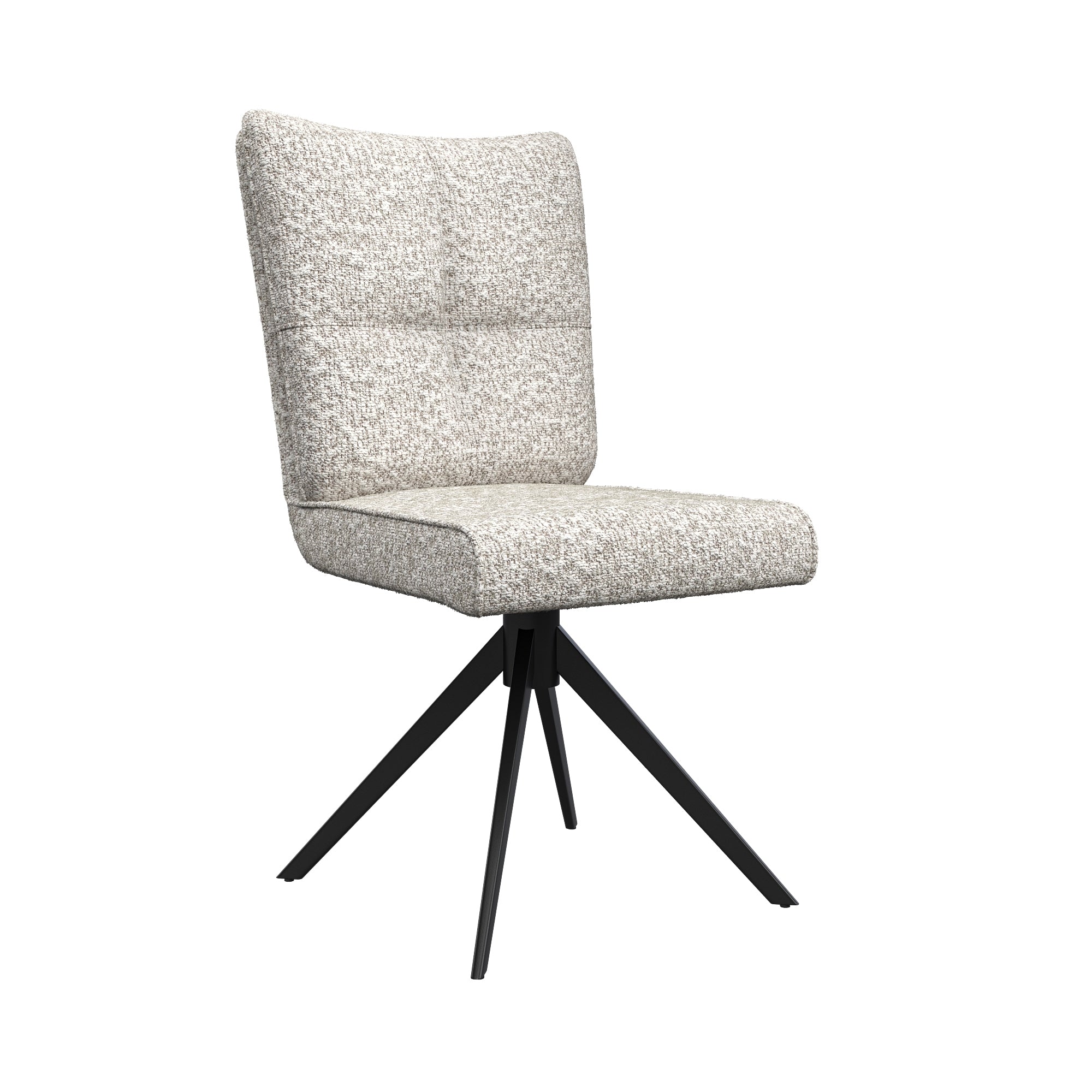 Rimini Fabric Swivel Armless Chair