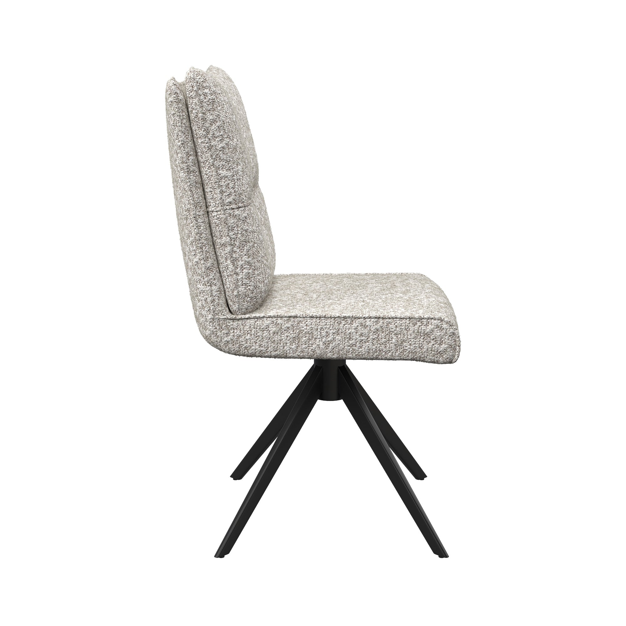 Rimini Fabric Swivel Armless Chair