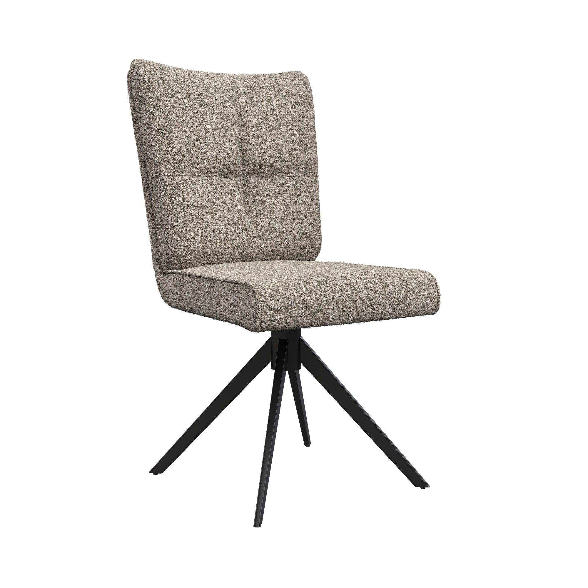 Rimini Fabric Swivel Armless Chair