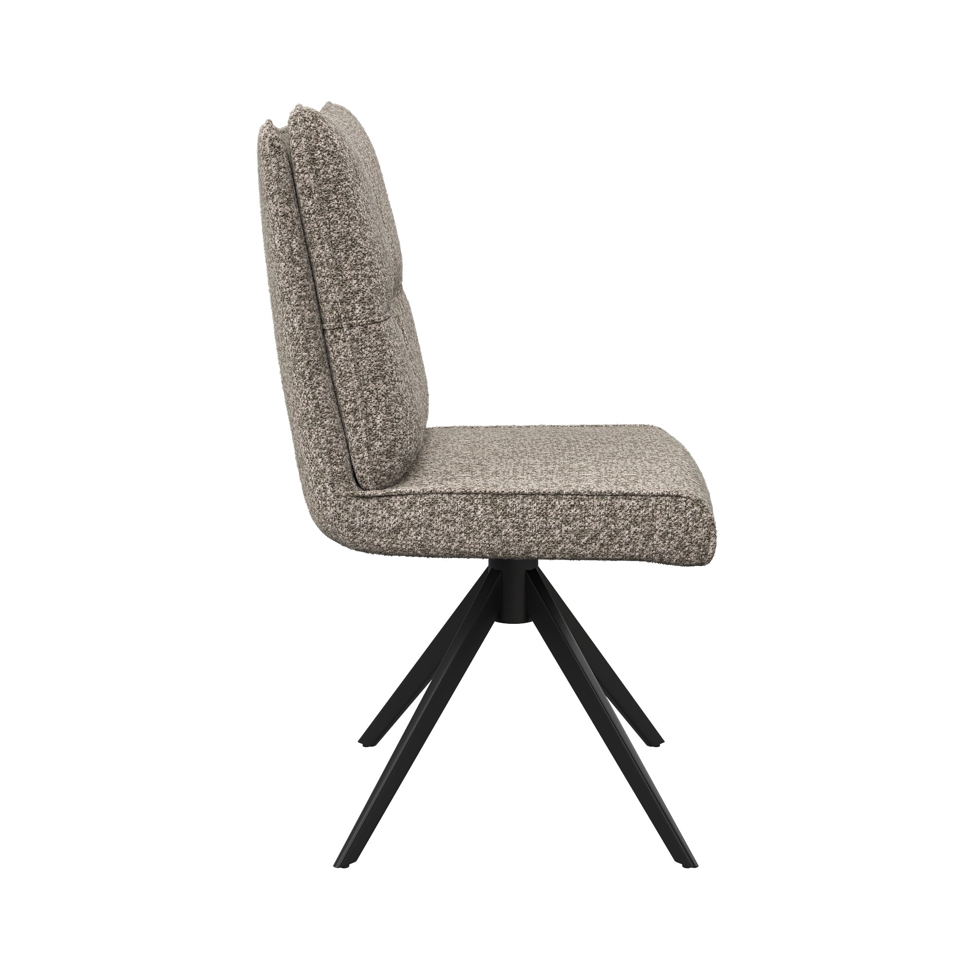 Rimini Fabric Swivel Armless Chair