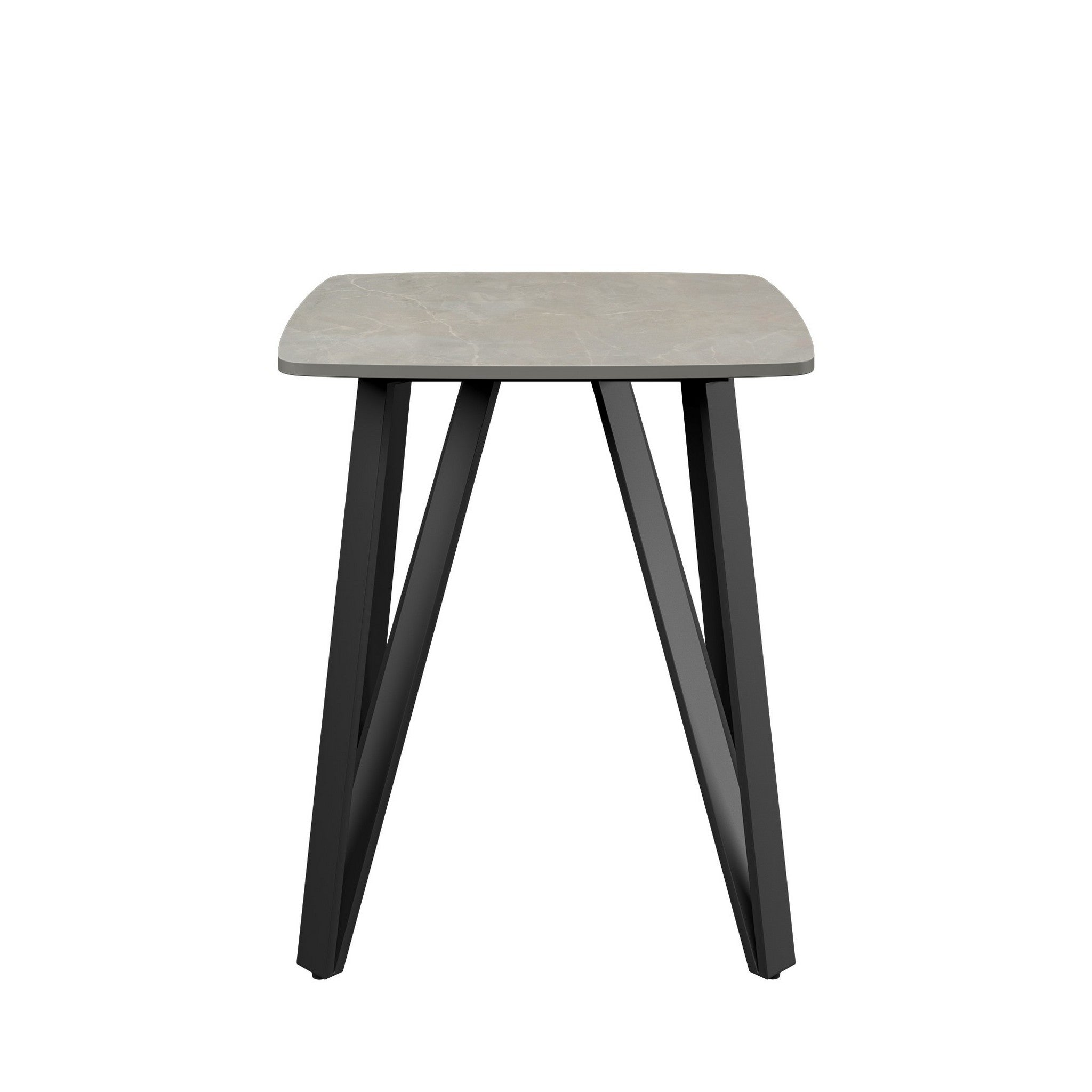 Riviera Grey Ceramic Side Table