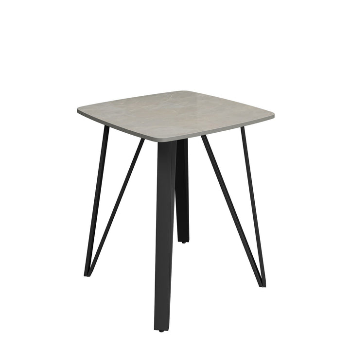 Riviera Grey Ceramic Side Table