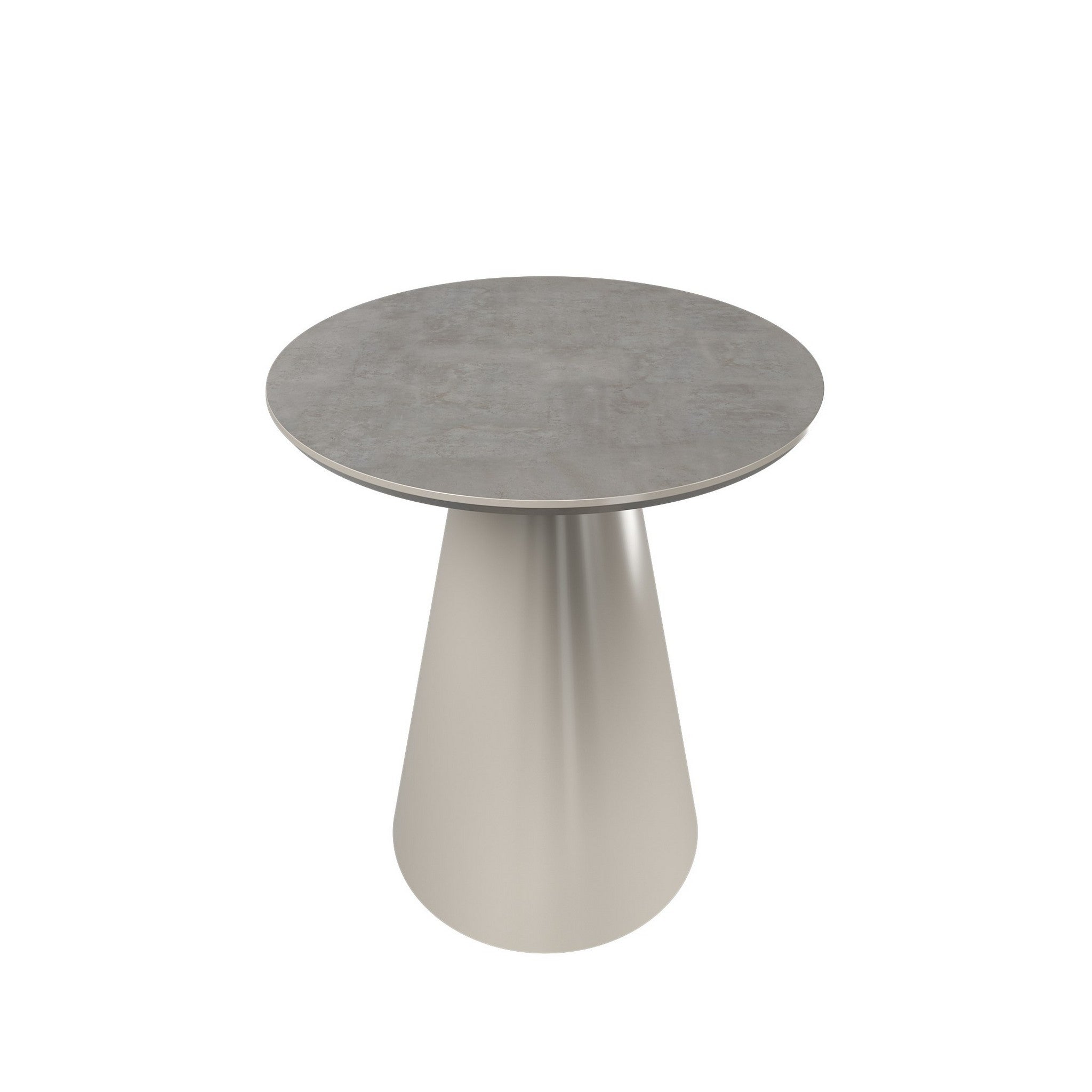 Simoni 160cm Oval Light Grey Melamine Dining Table