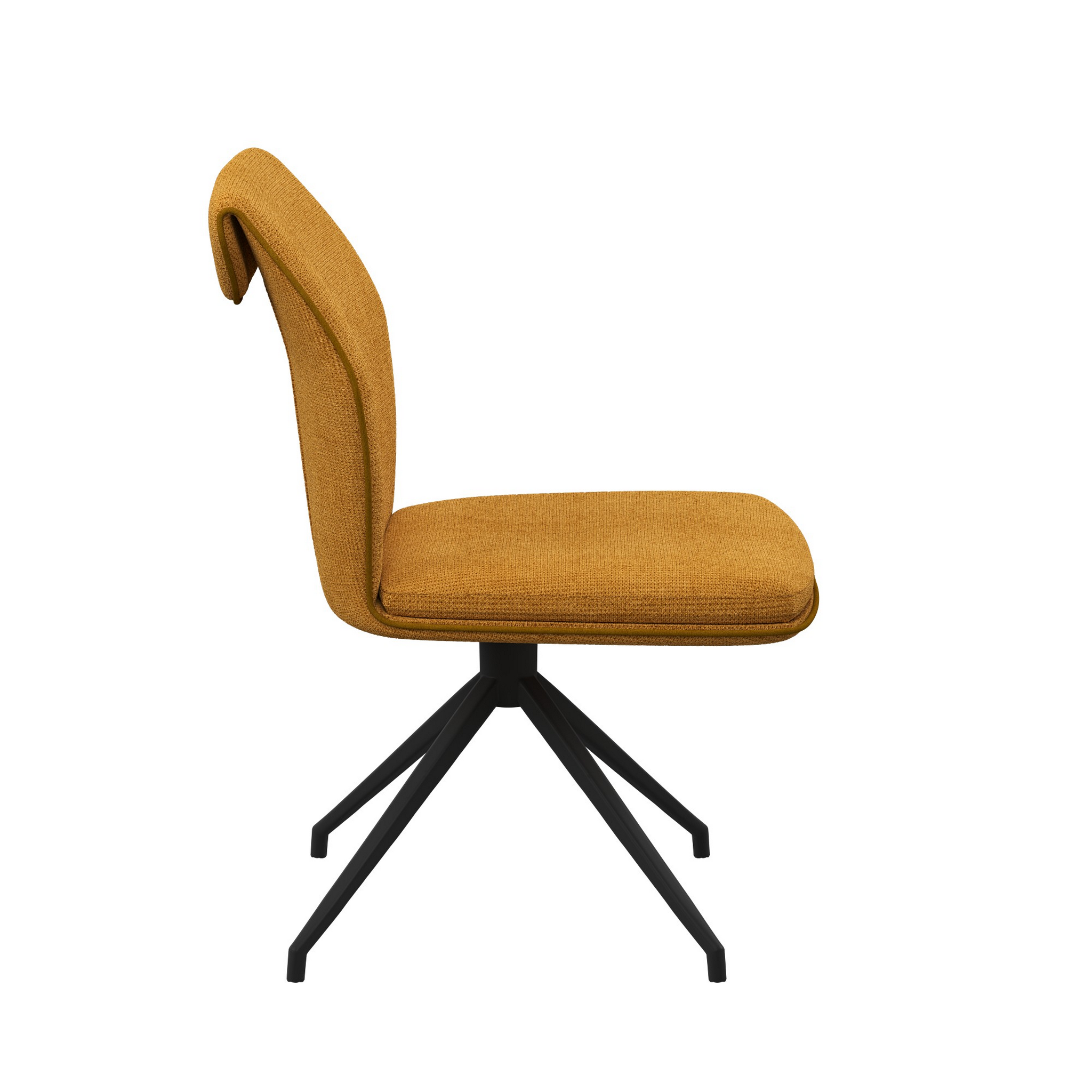 Sicily Fabric Swivel Dining Chair