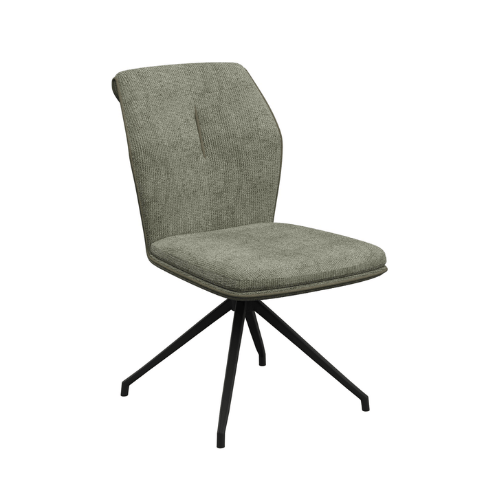 Sicily Fabric Swivel Dining Chair