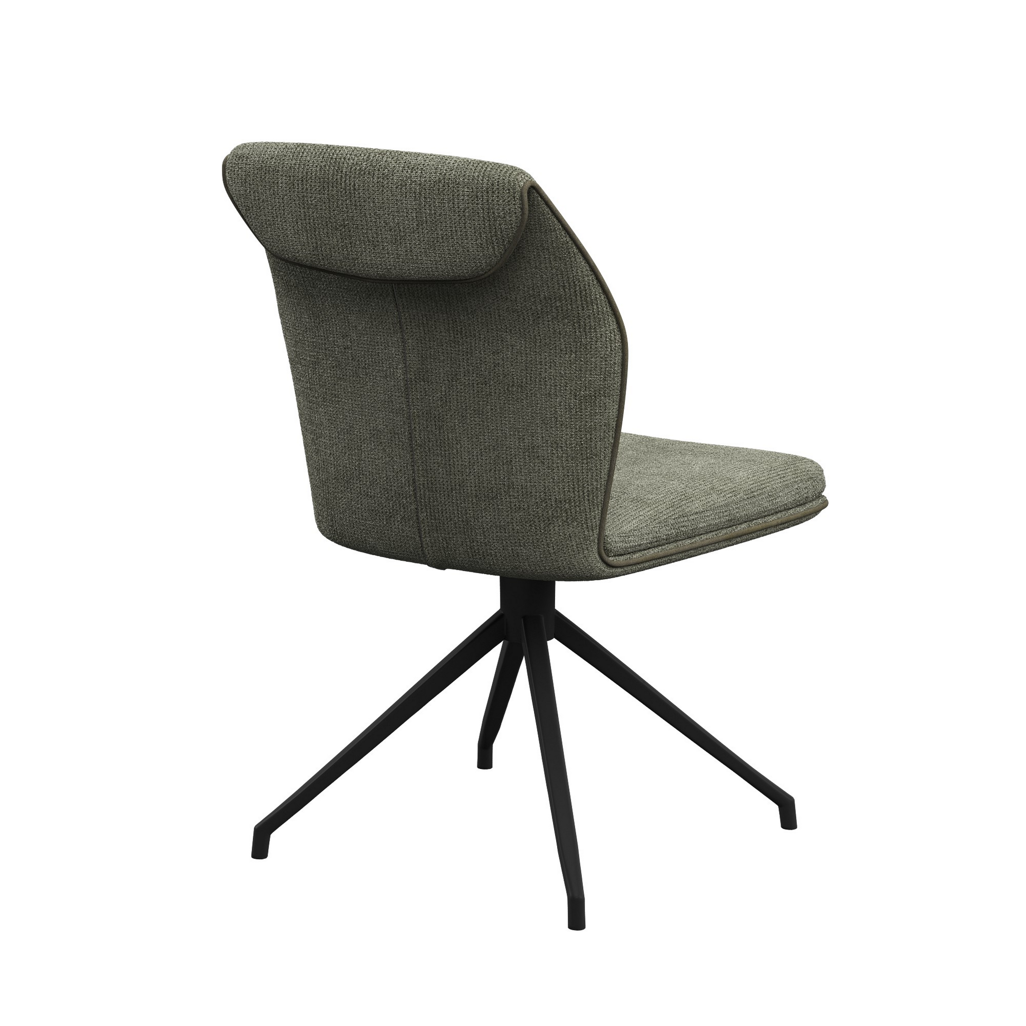 Sicily Fabric Swivel Dining Chair