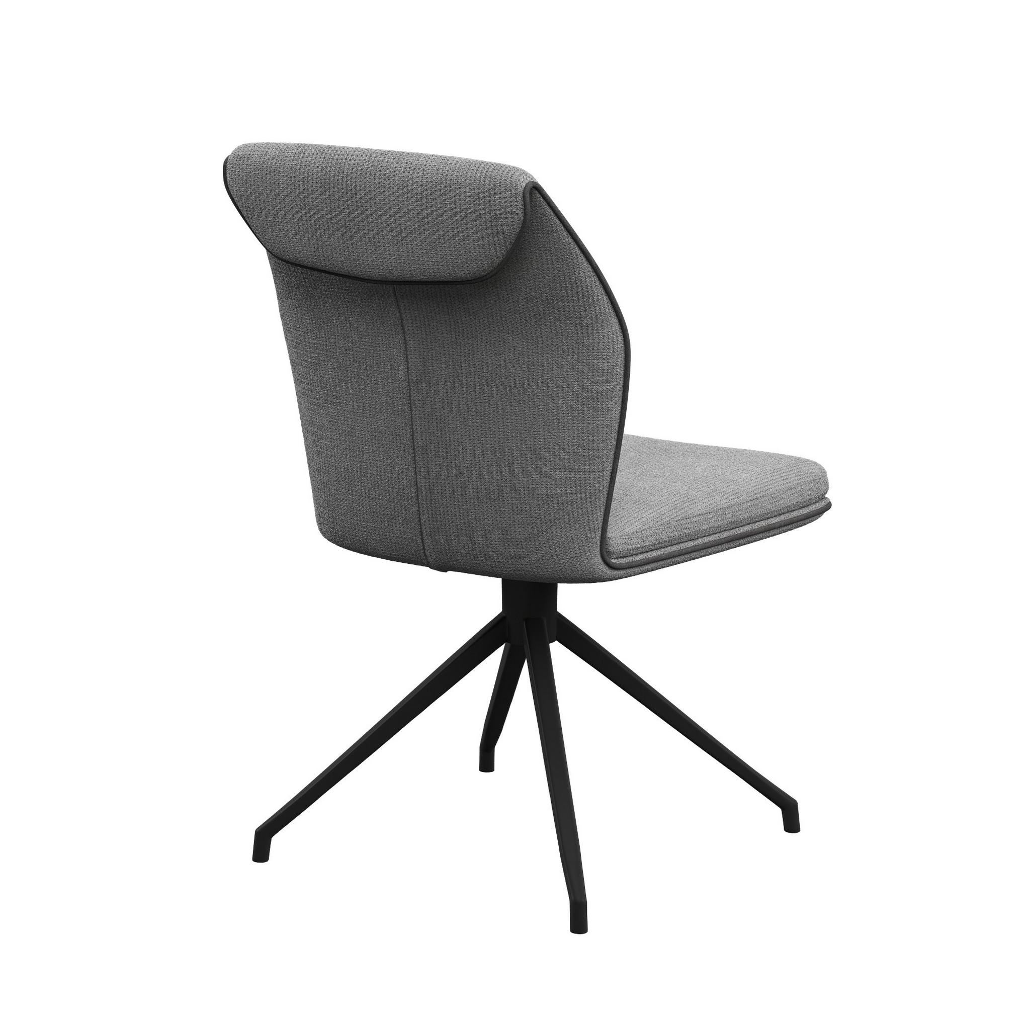 Sicily Fabric Swivel Dining Chair