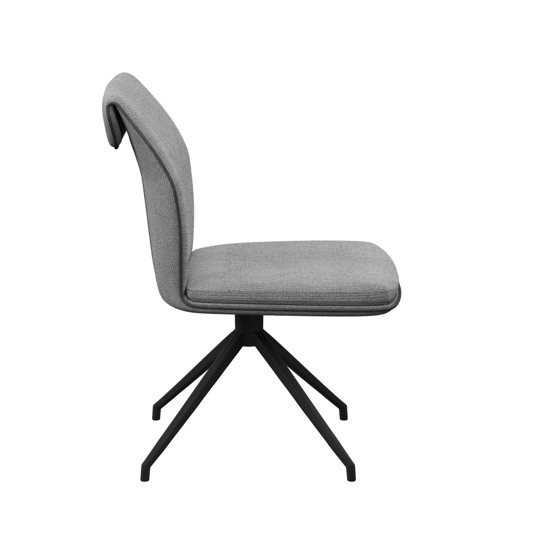 Sicily Fabric Swivel Dining Chair