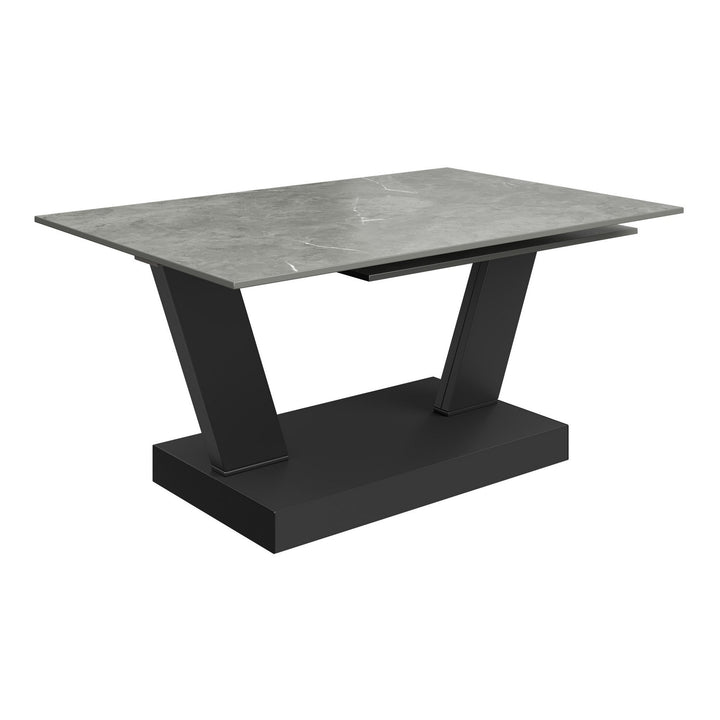 Sparta Matte Grey Ceramic Coffee Table