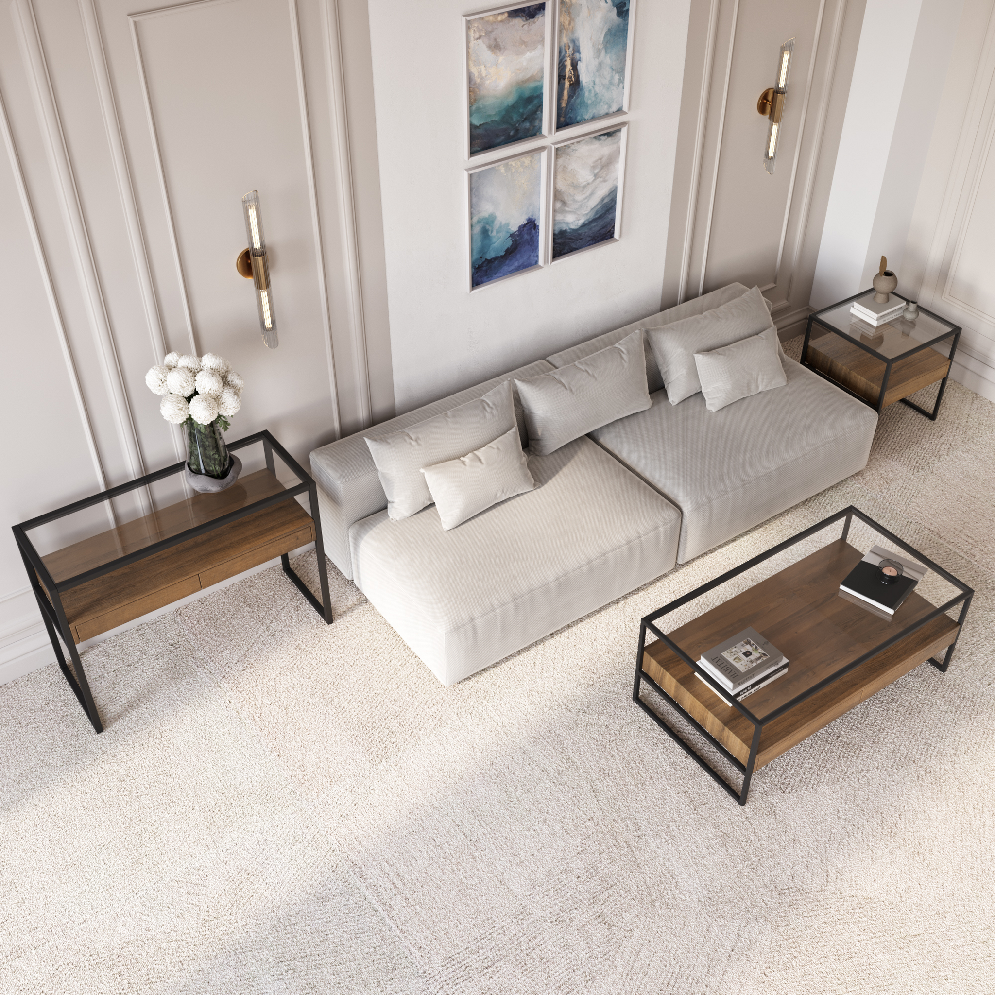 Tuscany Wood Look Coffee Table