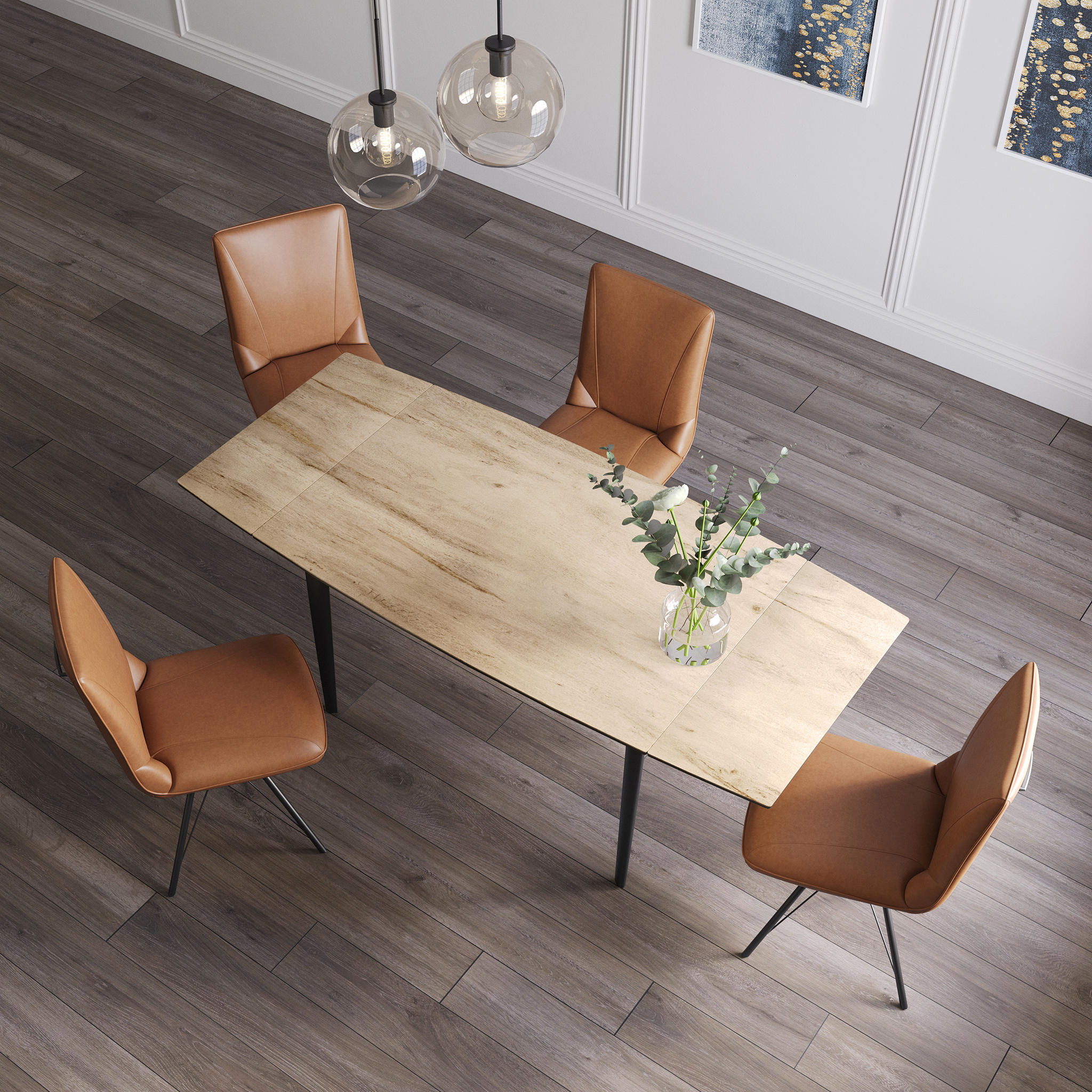New Verdi 120-180cm Ceramic Pull-out Extending Table