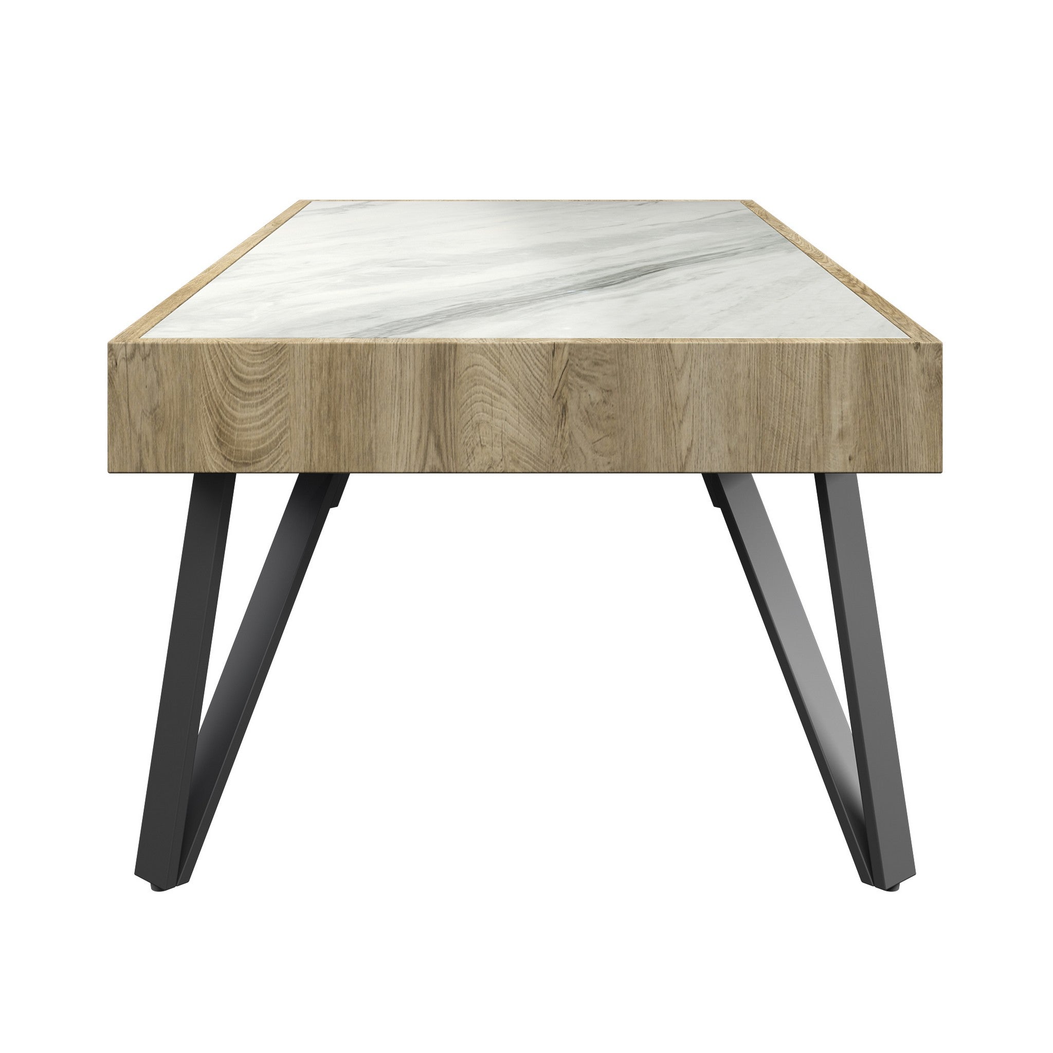 Viking White Ceramic Coffee Table