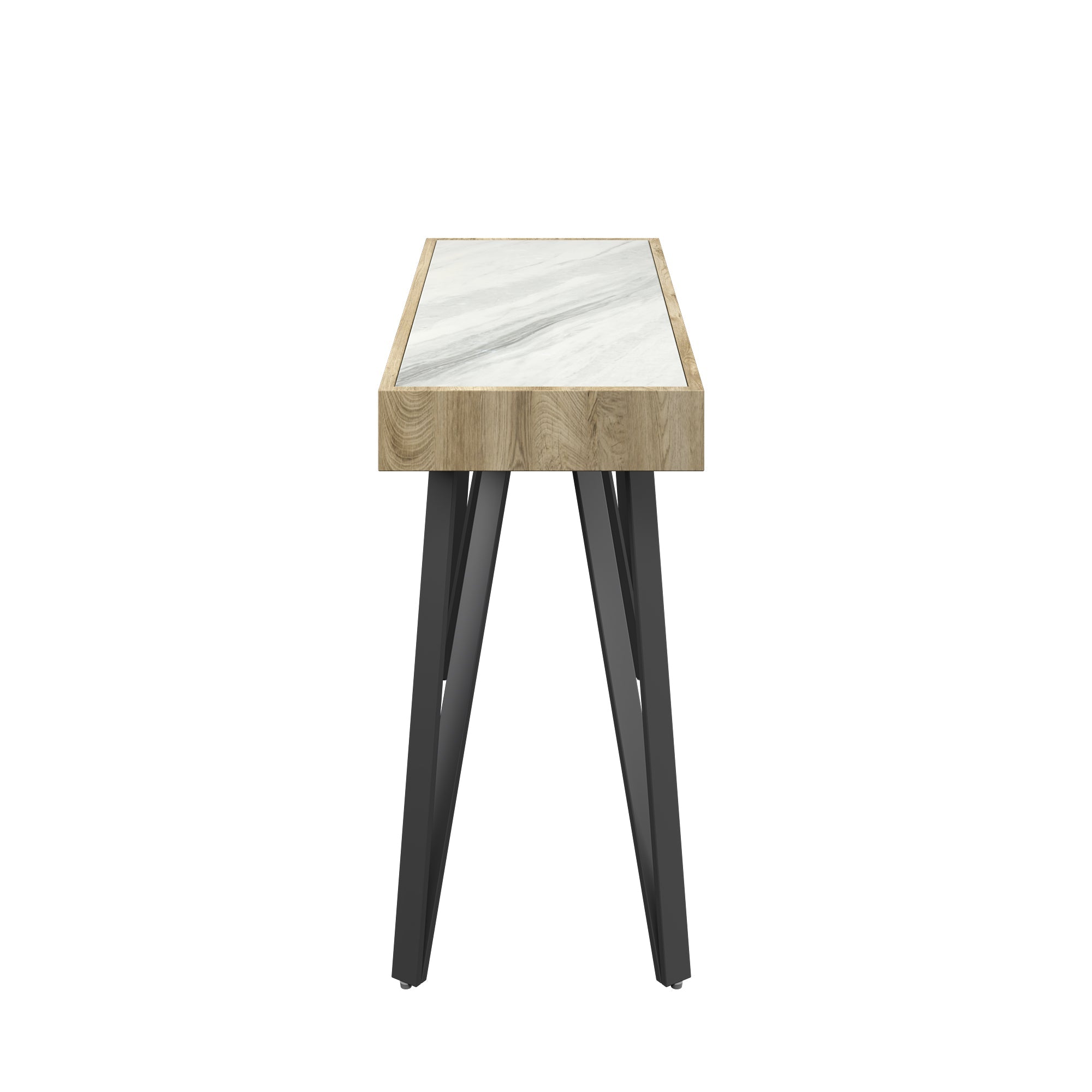 Viking White Ceramic Console Table