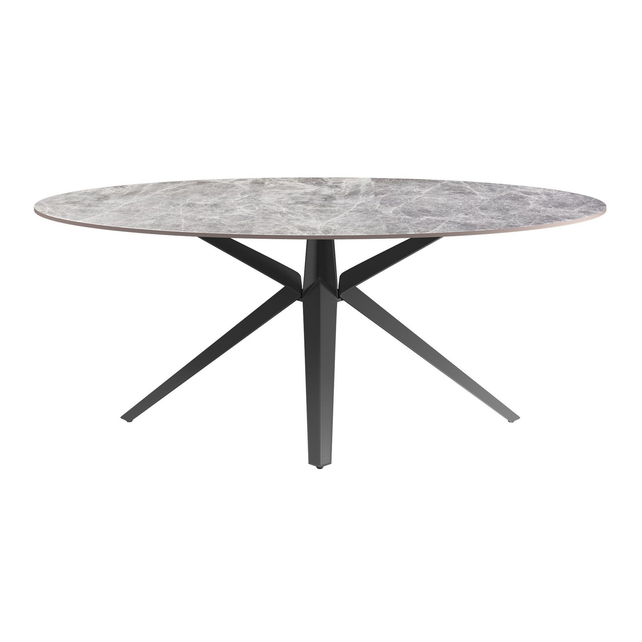 Vitalli 180cm Oval Ceramic Dining Table