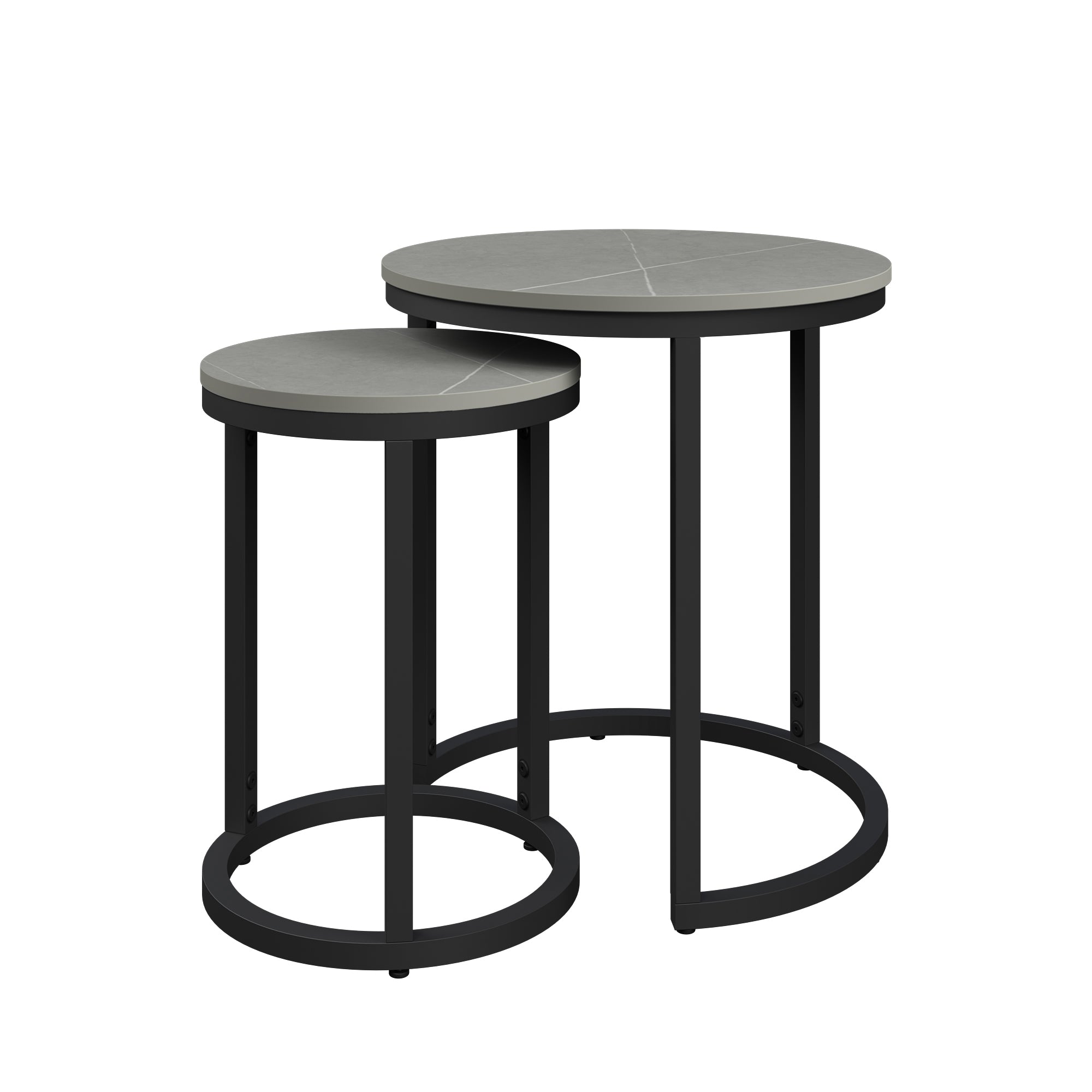 Zico 2pc Ceramic Side Table Set