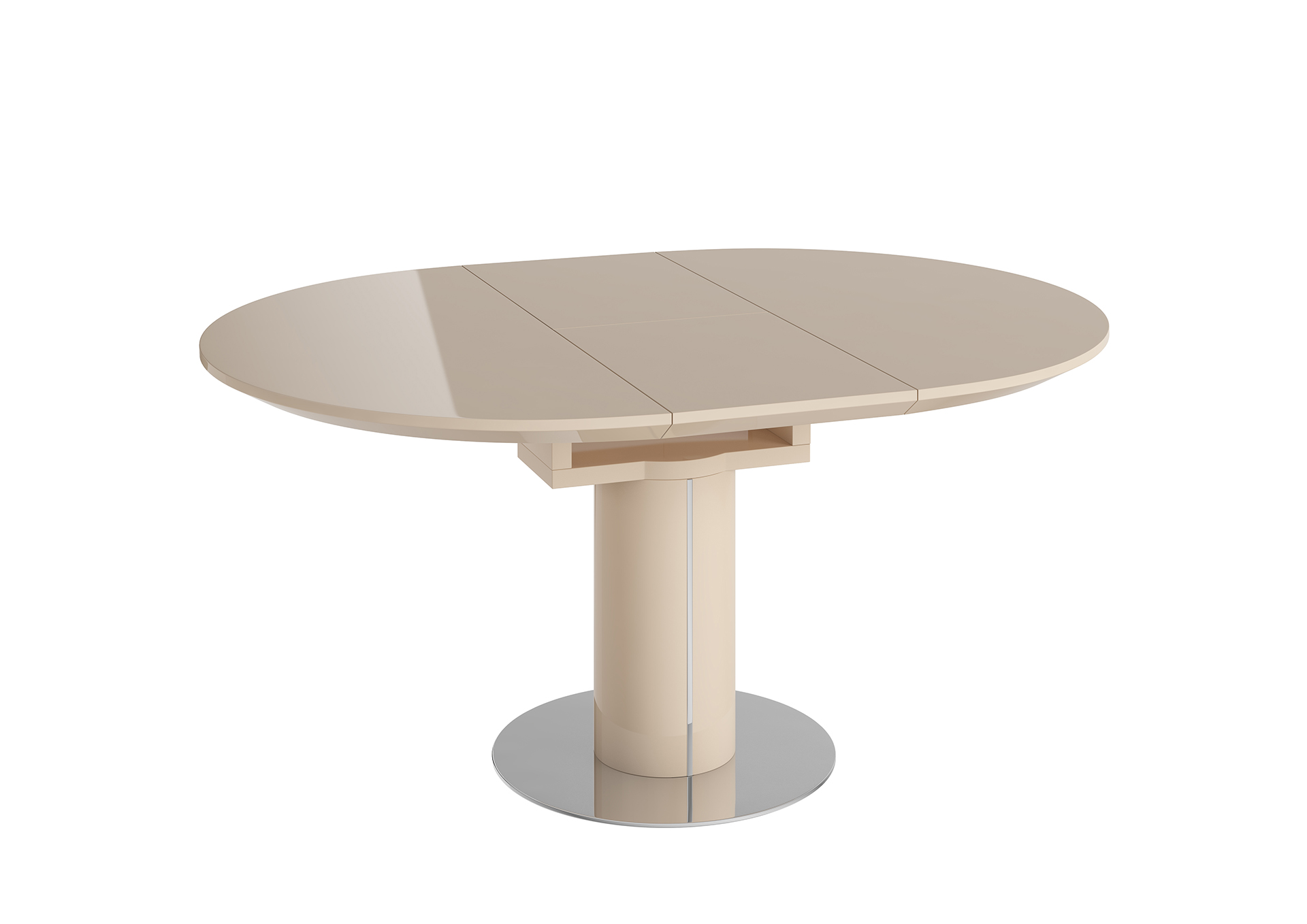 Romeo 120-160cm High Gloss Butterfly Extending Dining Table