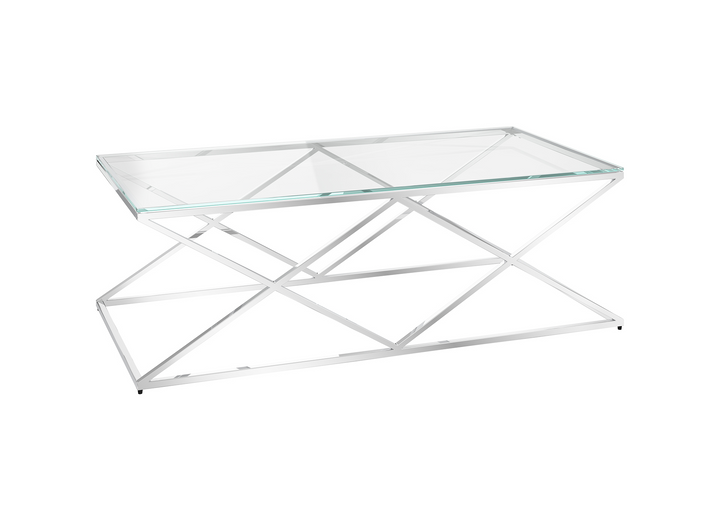 Victor Clear Glass Coffee Table