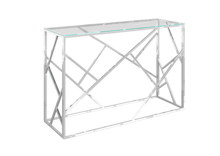 Kieta Clear Glass Console Table