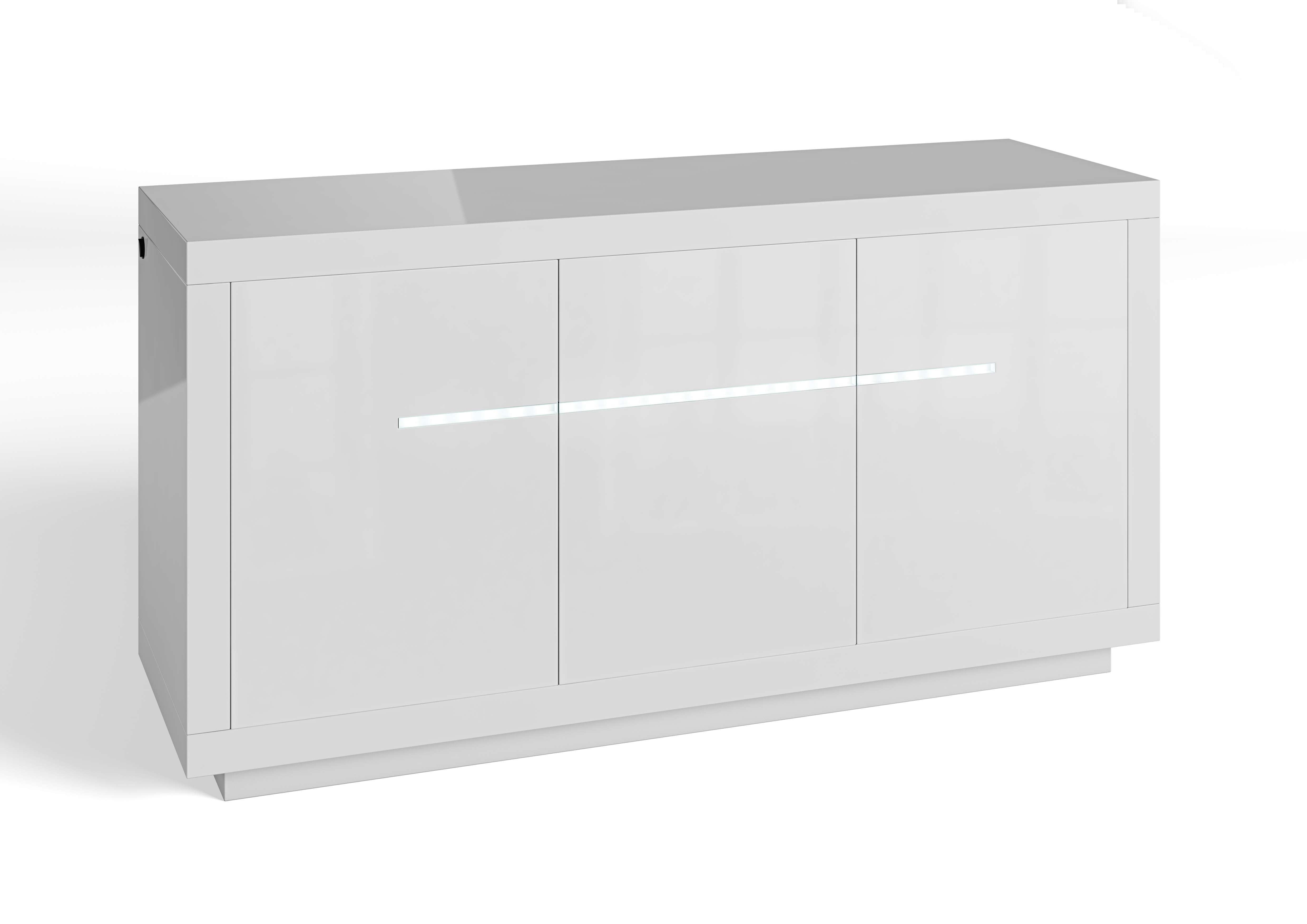 Monte Carlo 3 Door LED High Gloss Sideboard