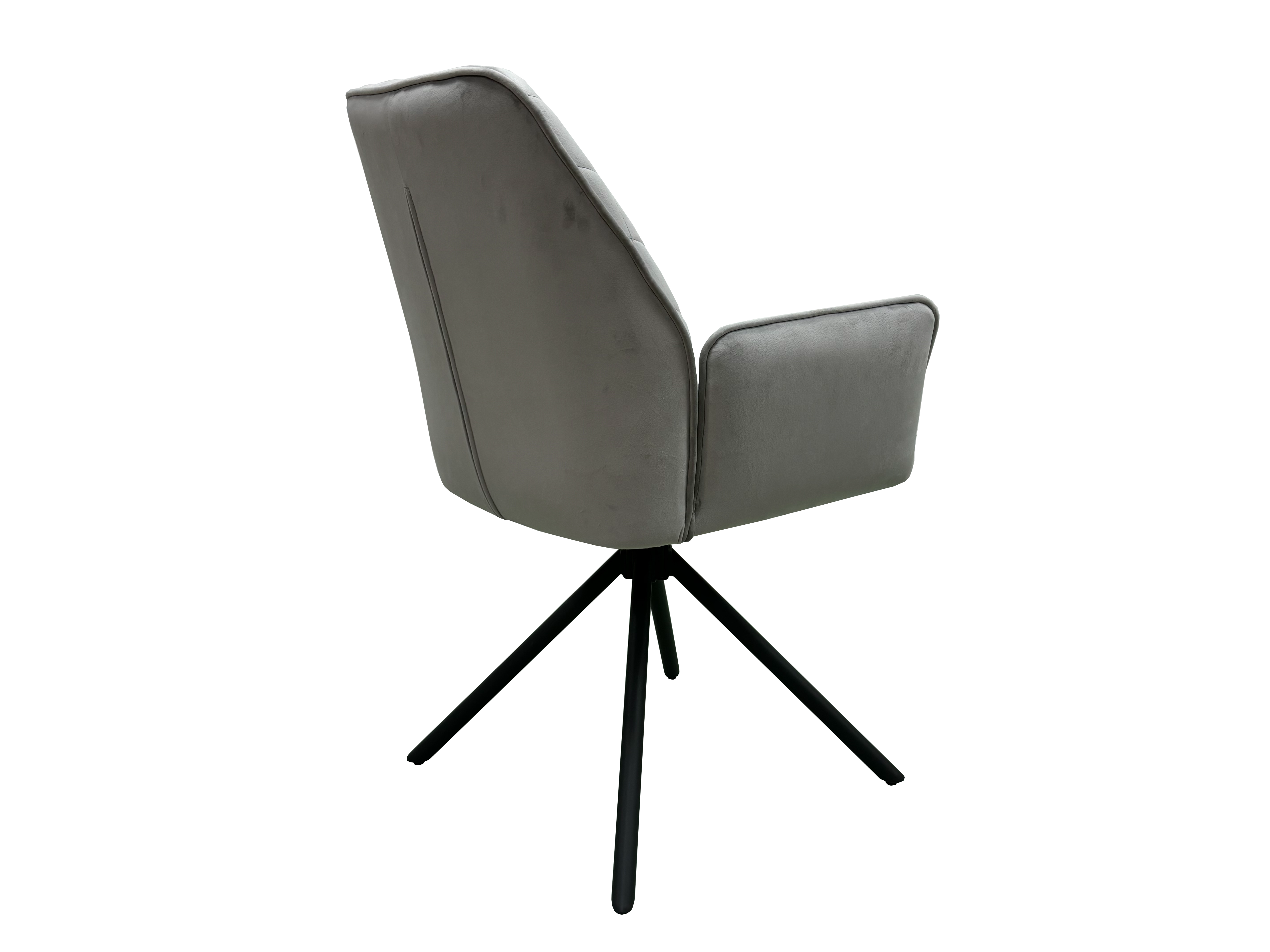 Lina Fabric Swivel Dining Chair