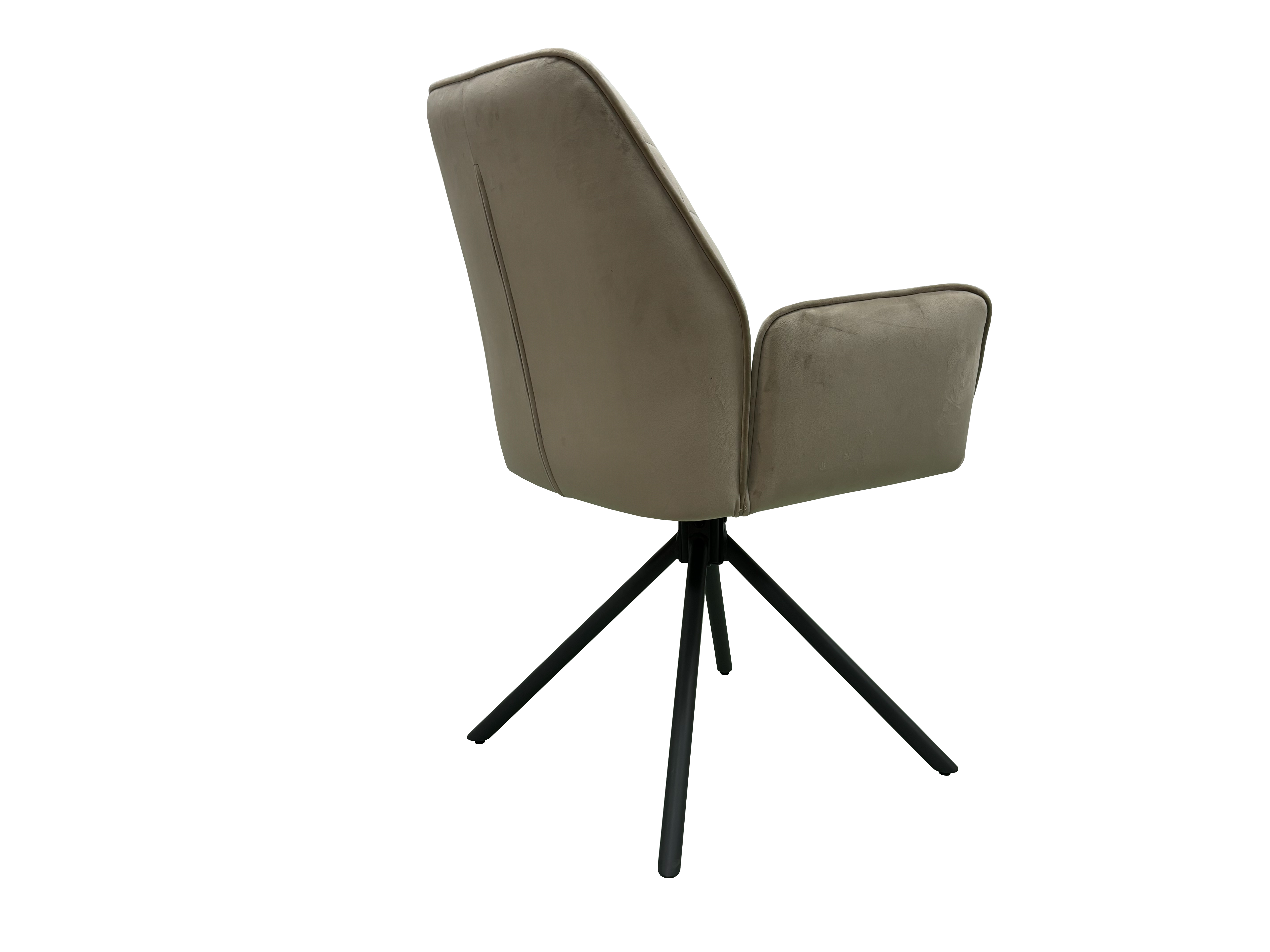 Lina Fabric Swivel Dining Chair