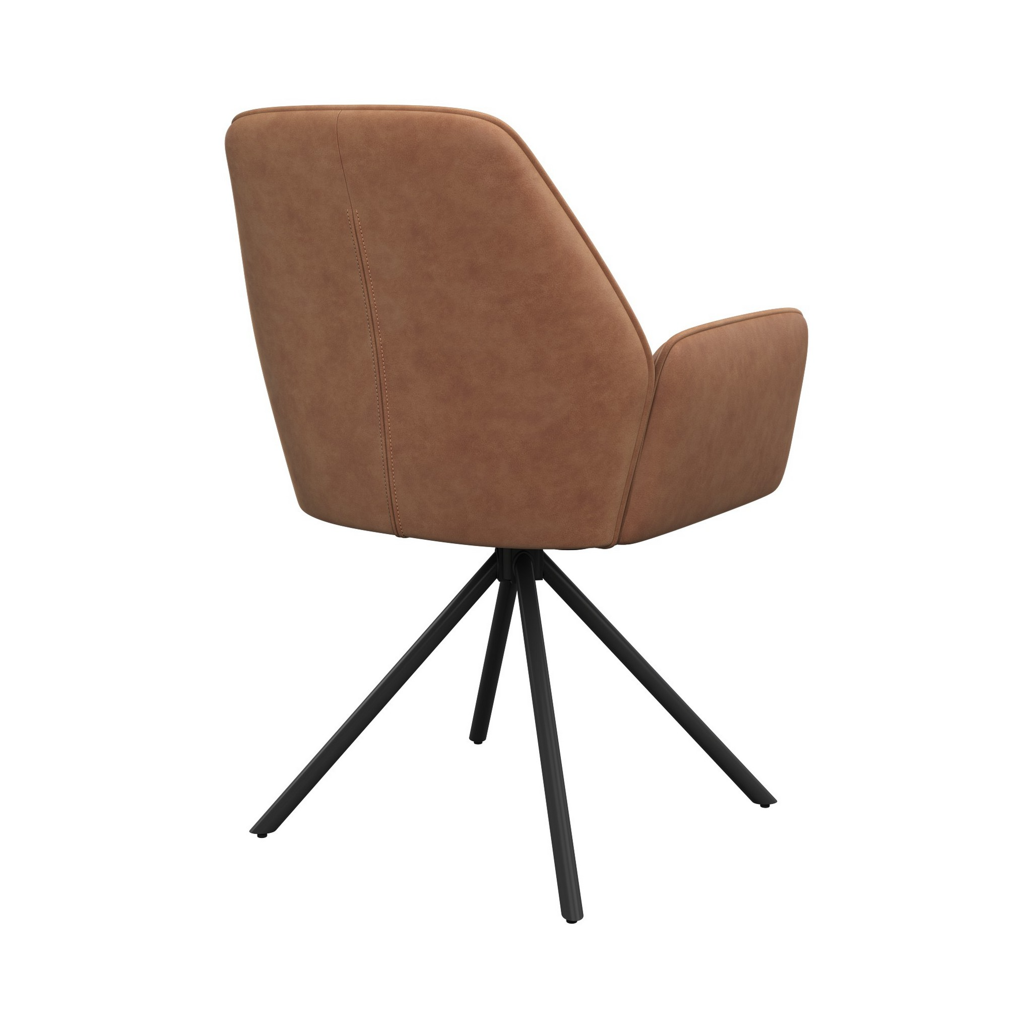 Lina Faux Leather Swivel Dining Chair
