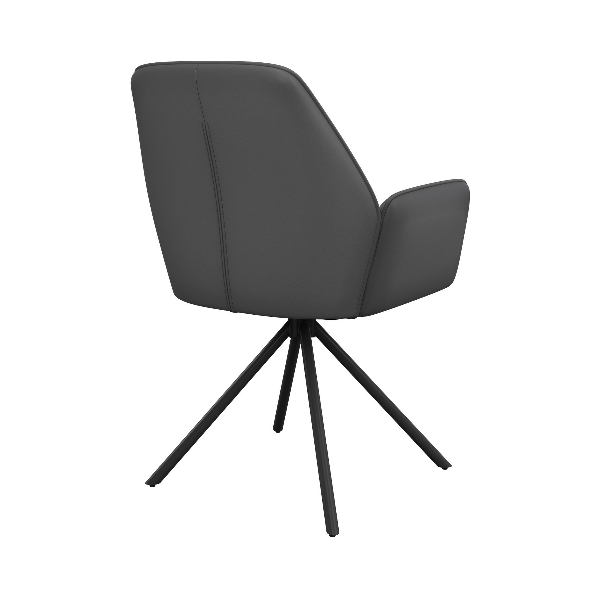 Lina Faux Leather Swivel Dining Chair