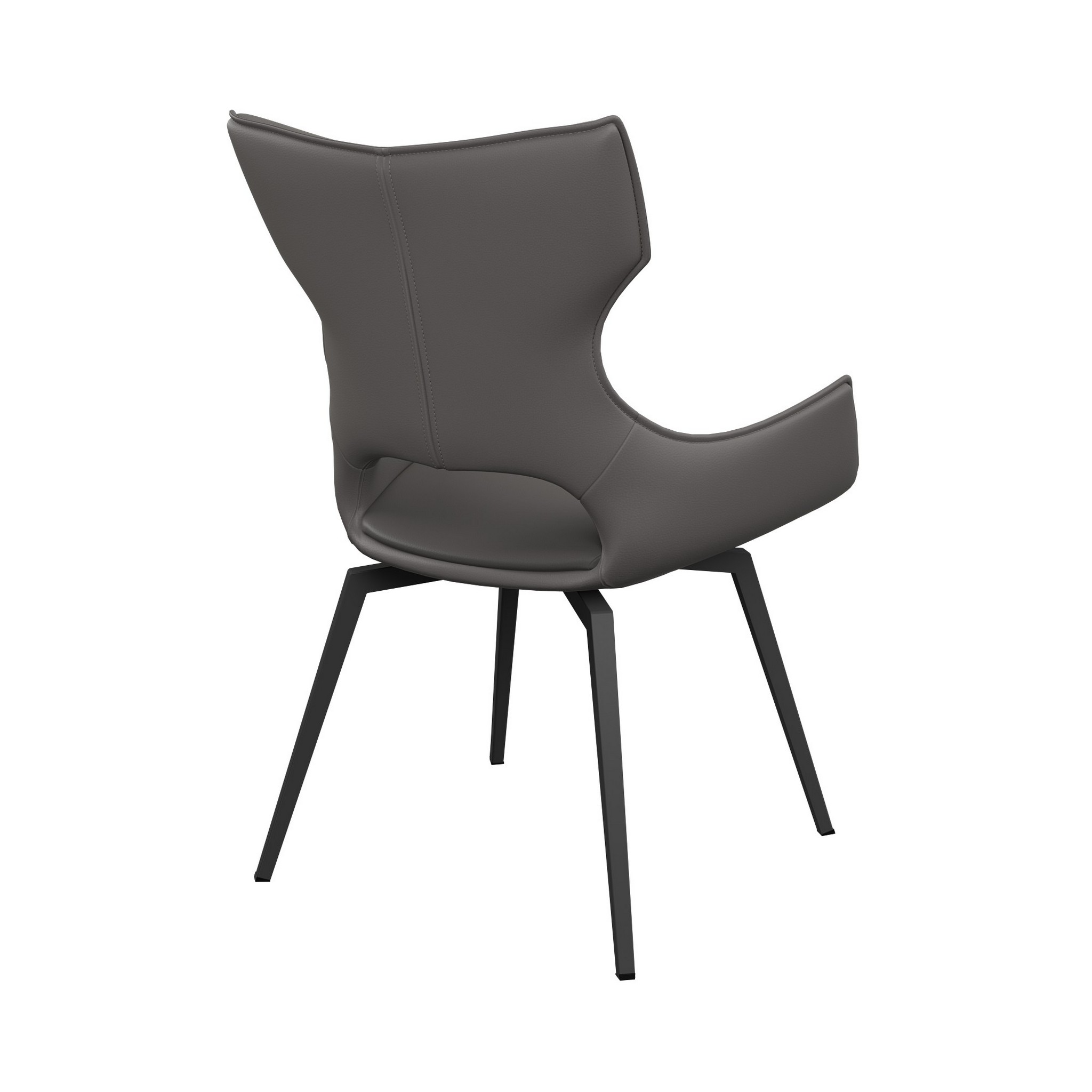 Raffaello Faux Leather Swivel Dining Chair