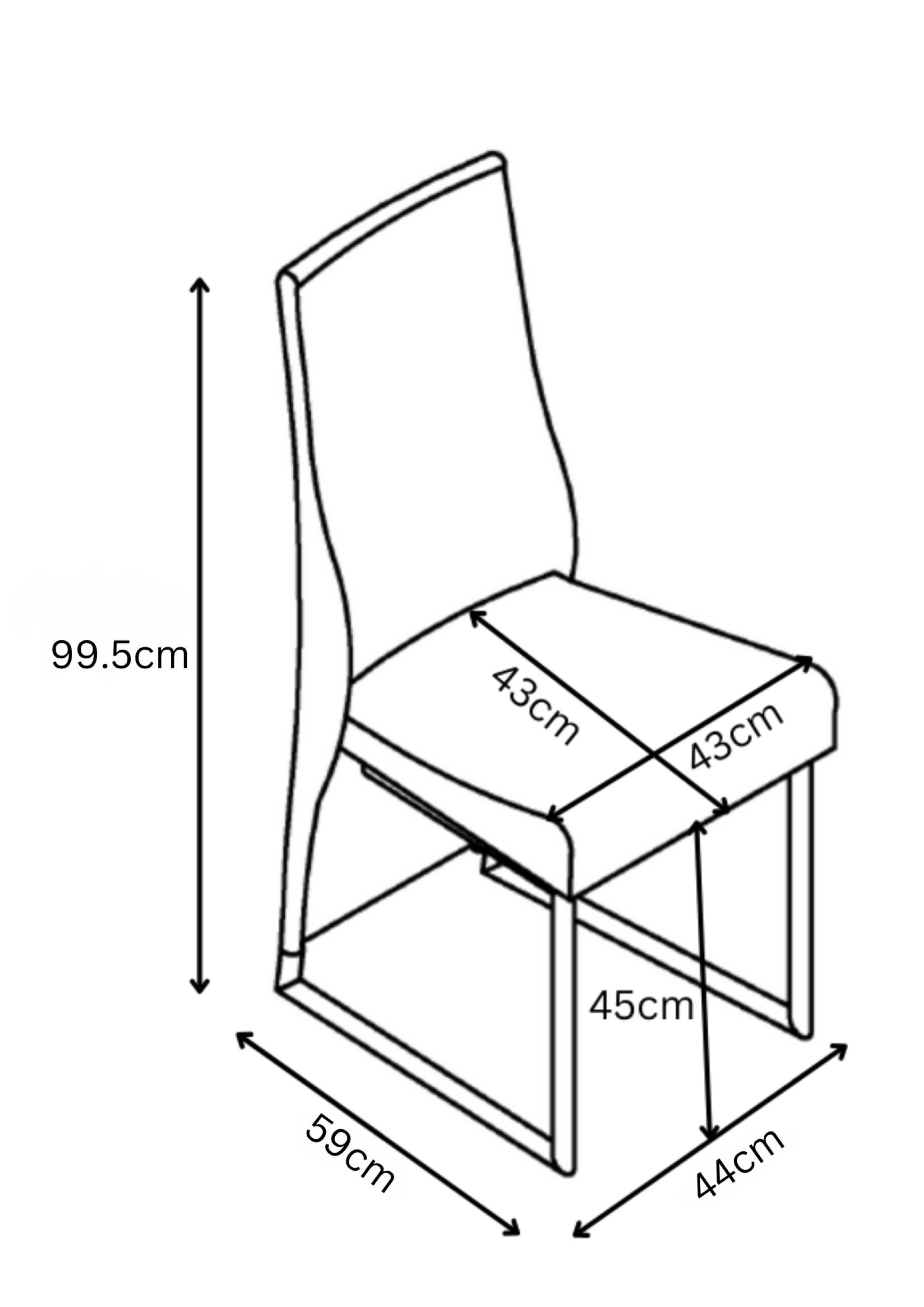 Remo Faux Leather Dining Chair