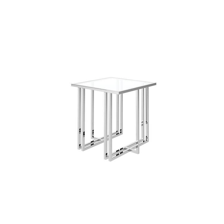Nuno Clear Glass Side Table