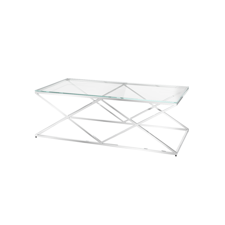 Victor Clear Glass Coffee Table