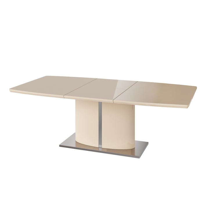 Flavio 160-220cm High Gloss Butterfly Extending Dining Table