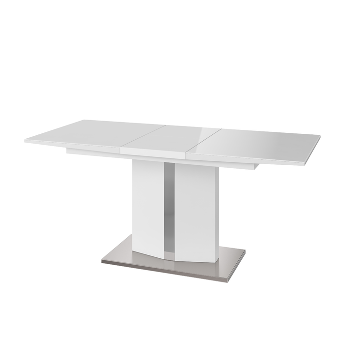 Silvio 130-170cm High Gloss Butterfly Extending Dining Table
