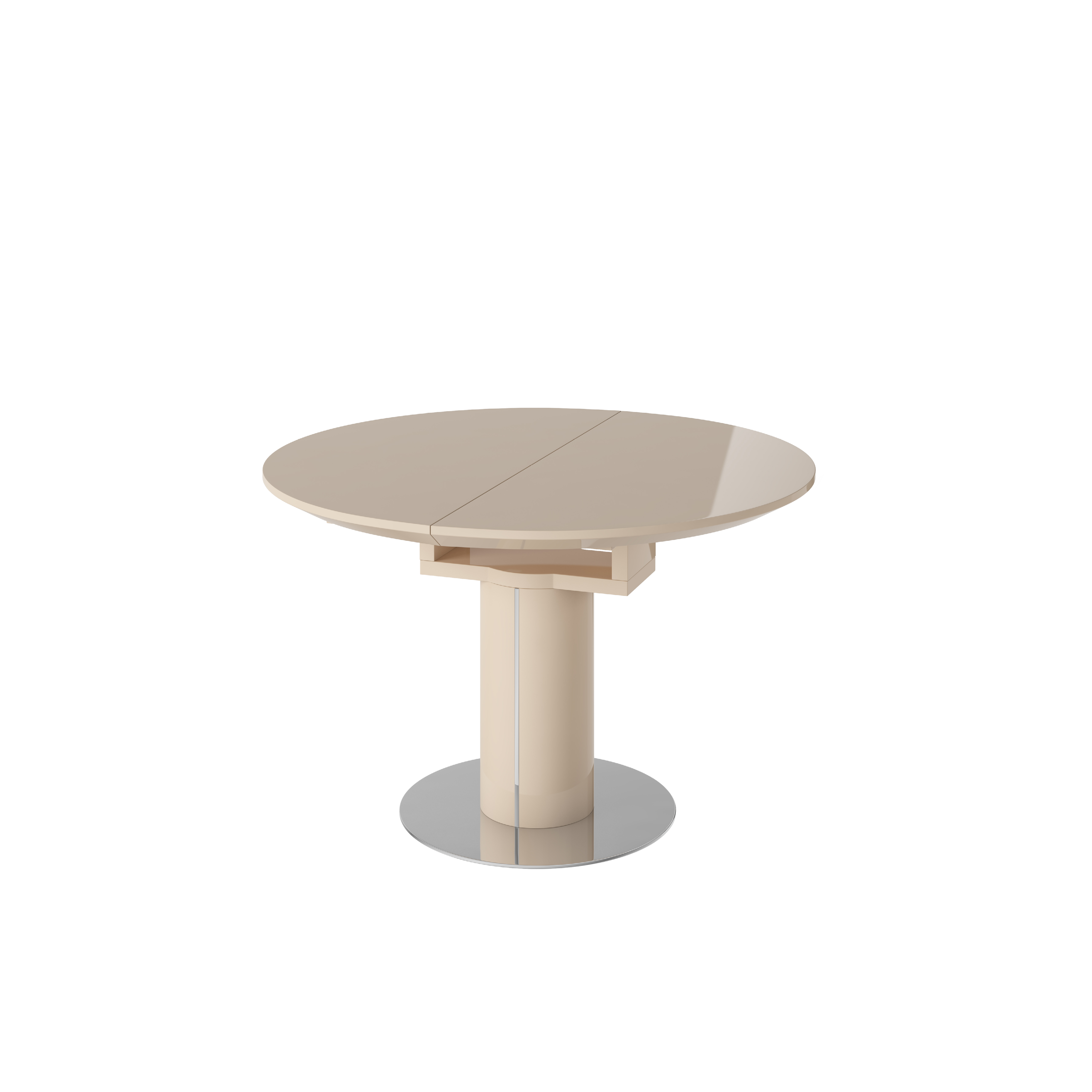 Romeo 120-160cm High Gloss Butterfly Extending Dining Table