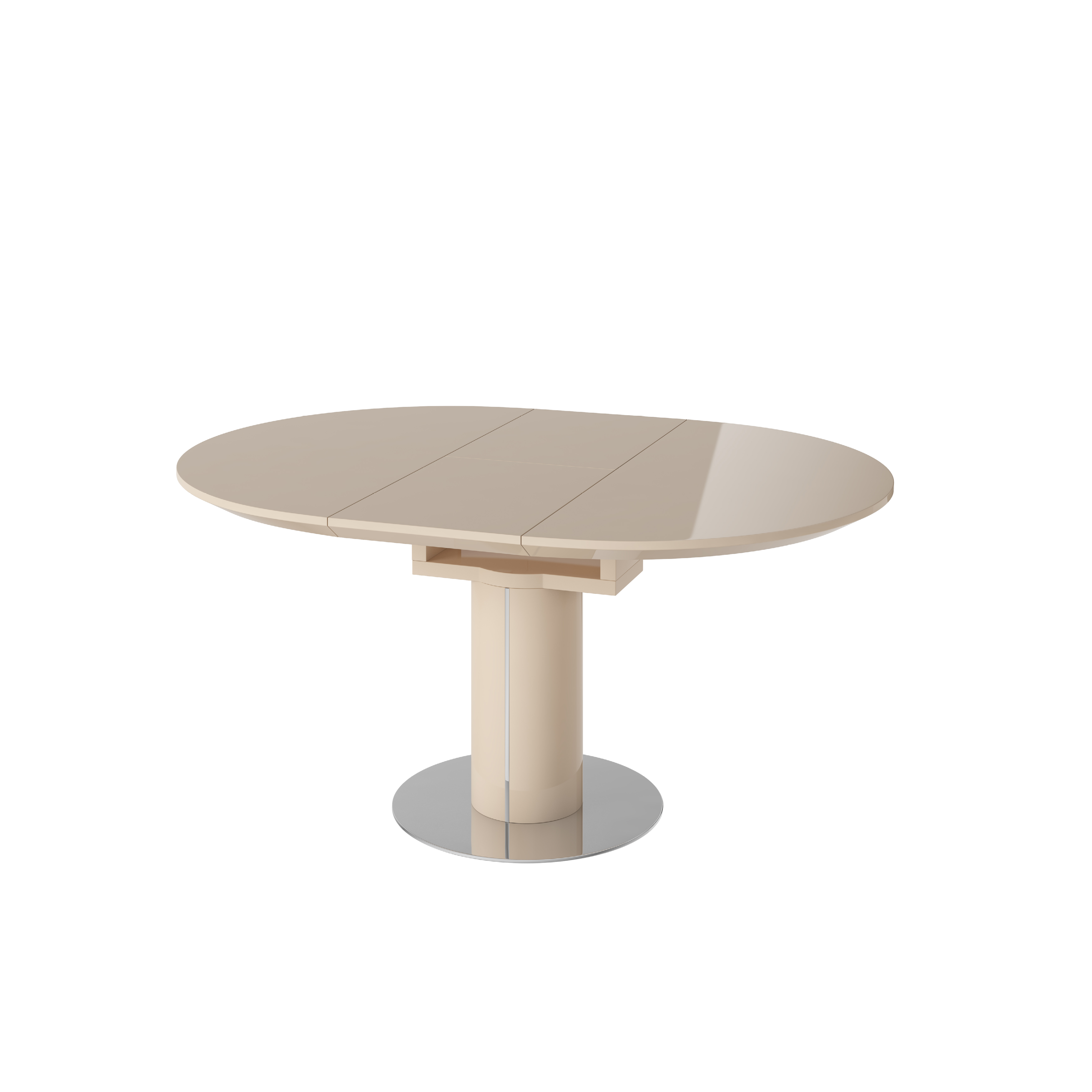 Romeo 120-160cm High Gloss Butterfly Extending Dining Table