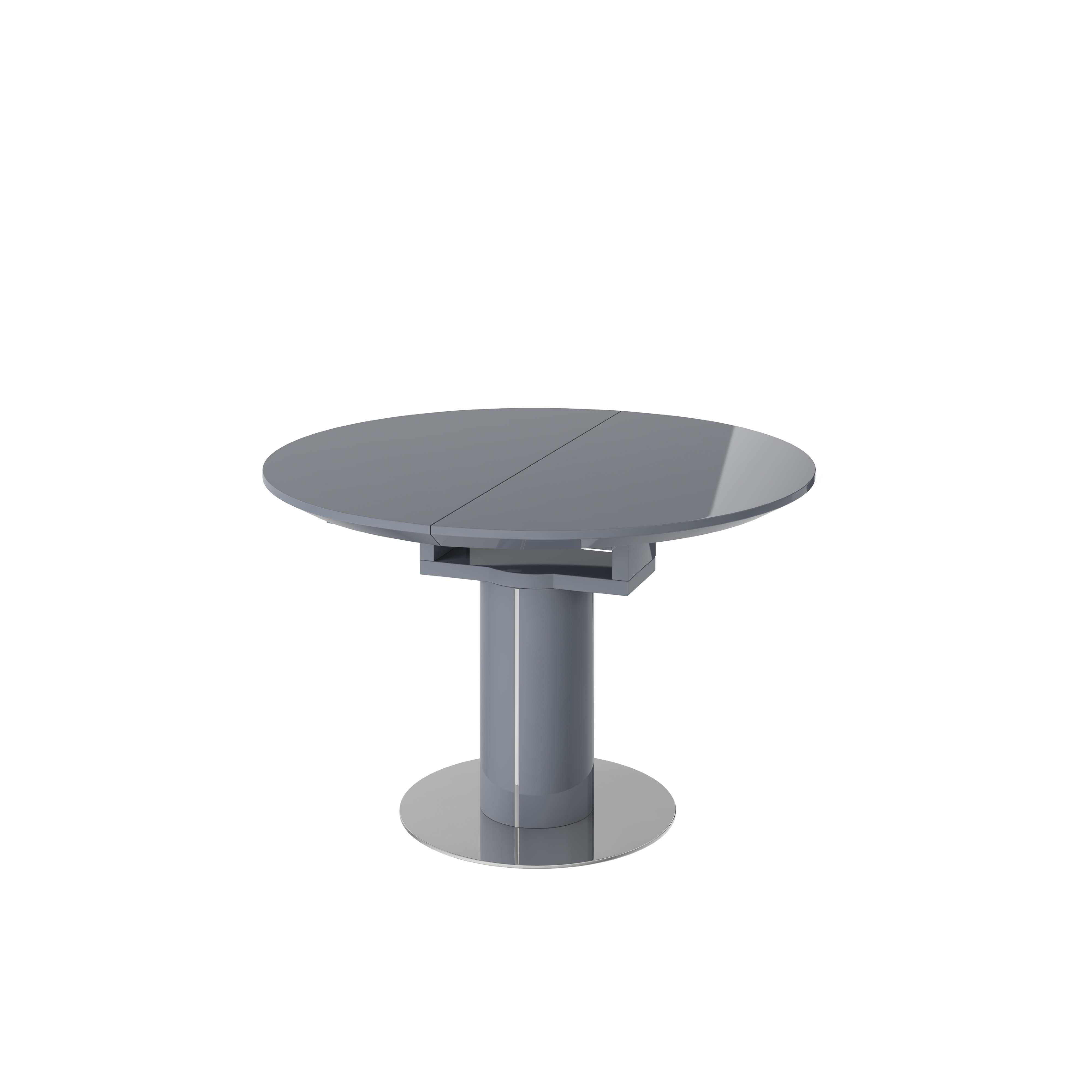 Romeo 120-160cm High Gloss Butterfly Extending Dining Table