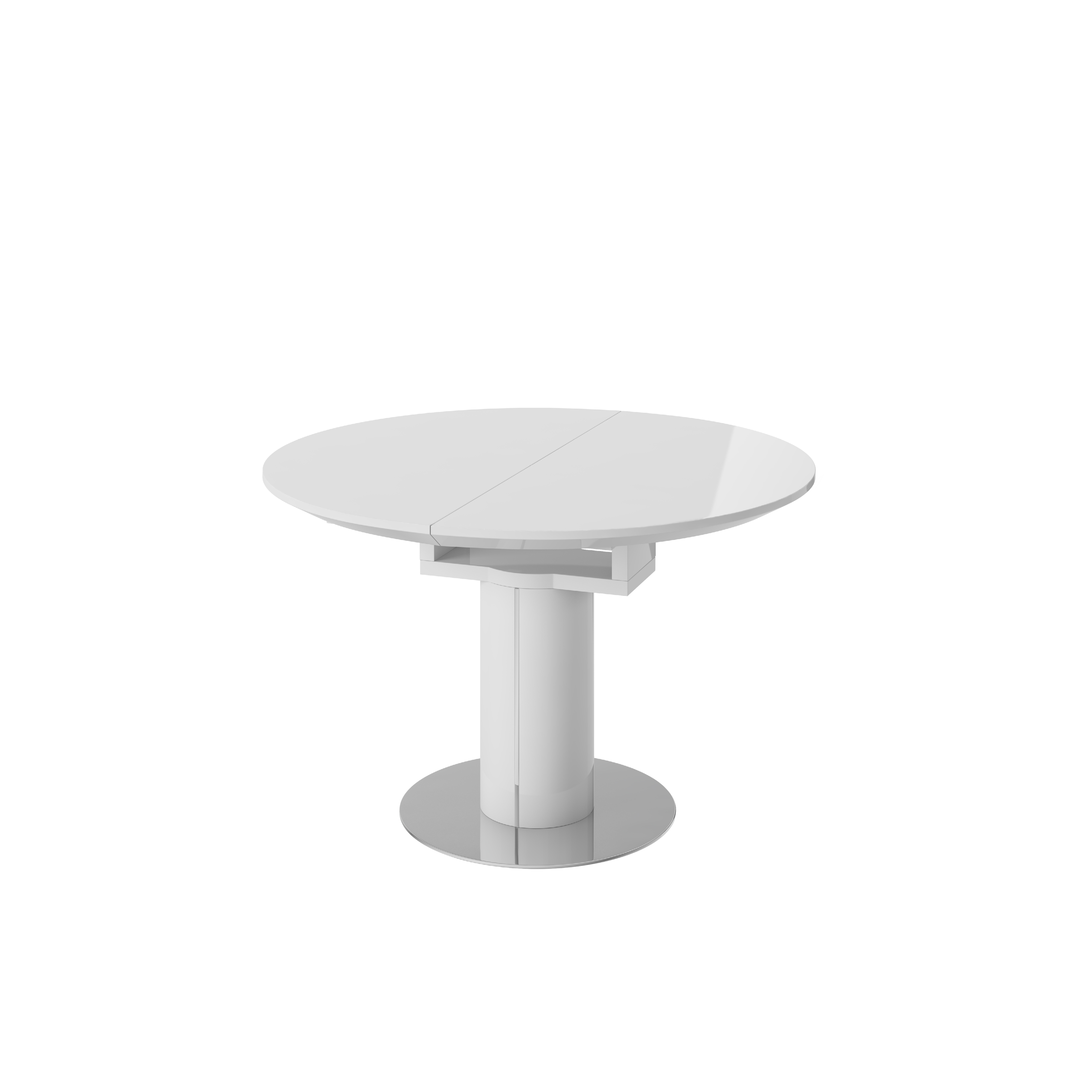 Romeo 120-160cm High Gloss Butterfly Extending Dining Table