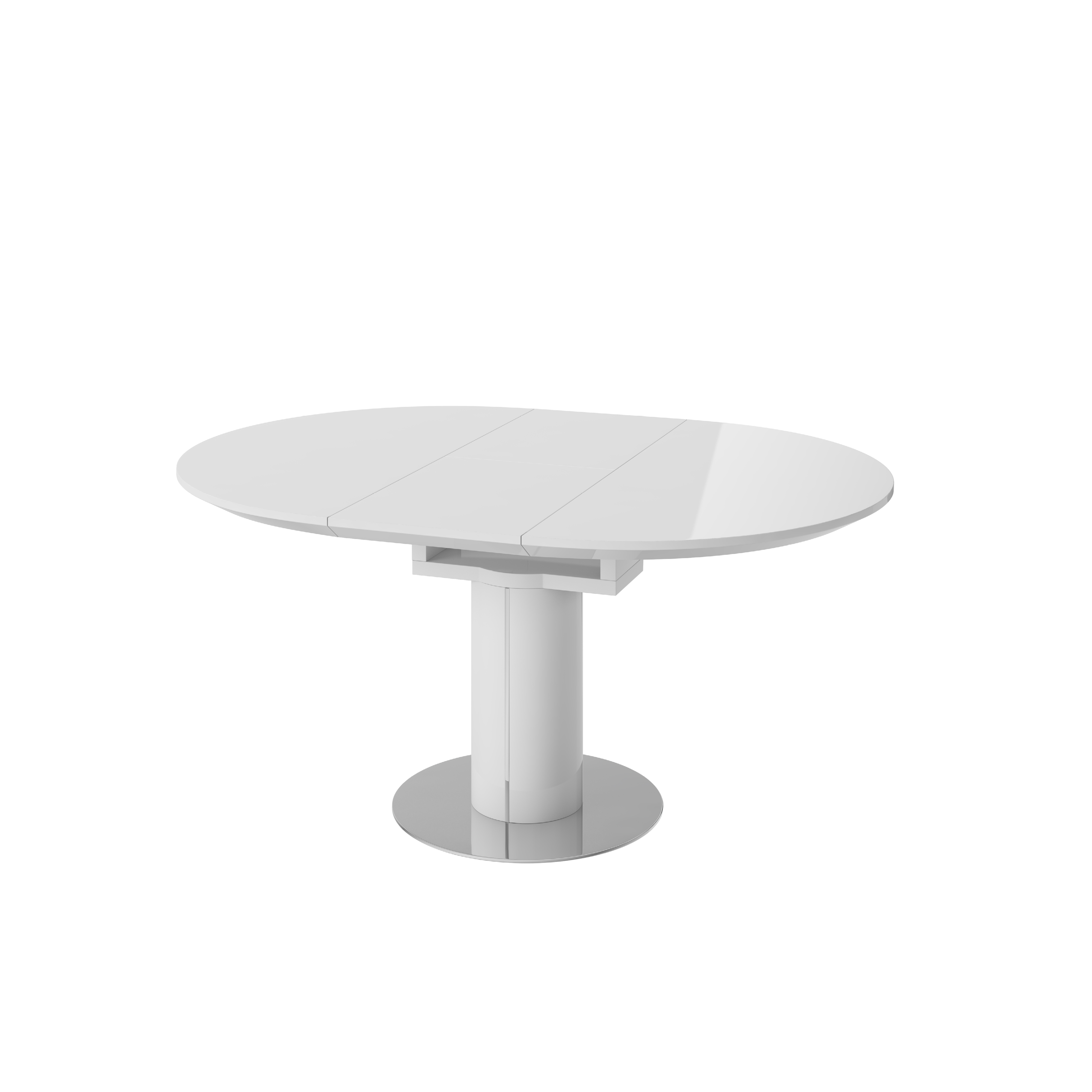 Romeo 120-160cm High Gloss Butterfly Extending Dining Table