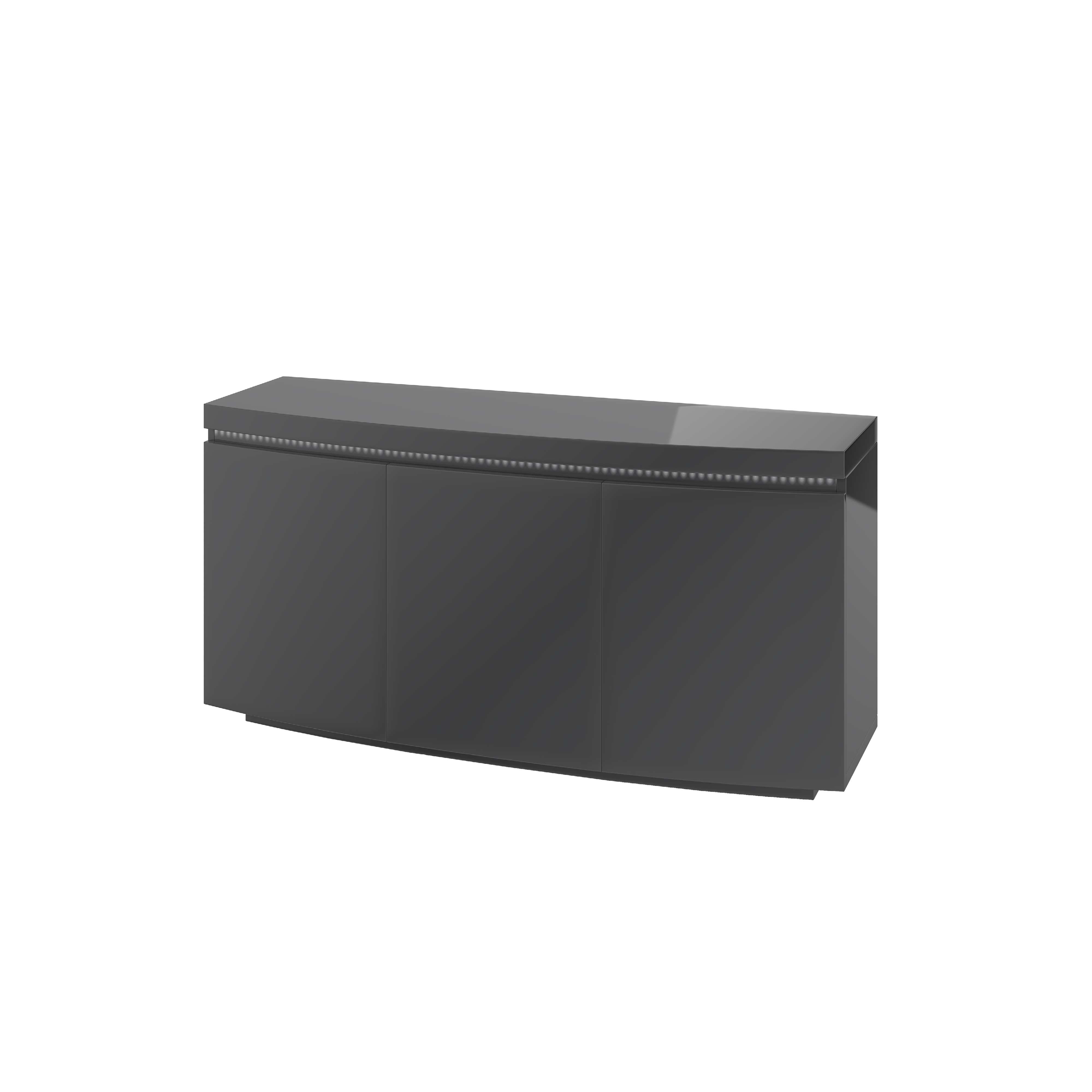 Florence 3 Door High Gloss Sideboard