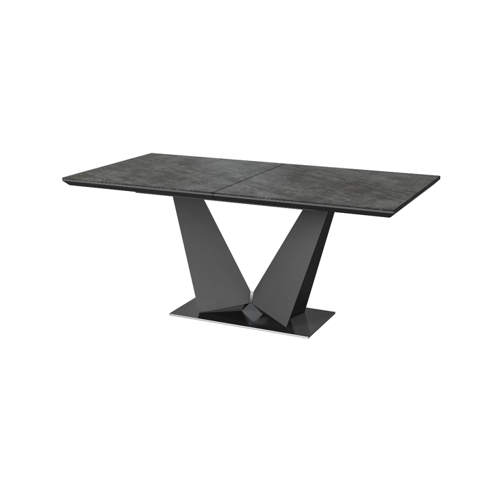 Westin 180-220cm Grey Ceramic Butterfly Extending Dining Table