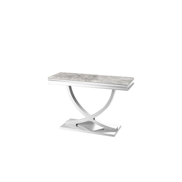 Maria Grey Marble Console Table