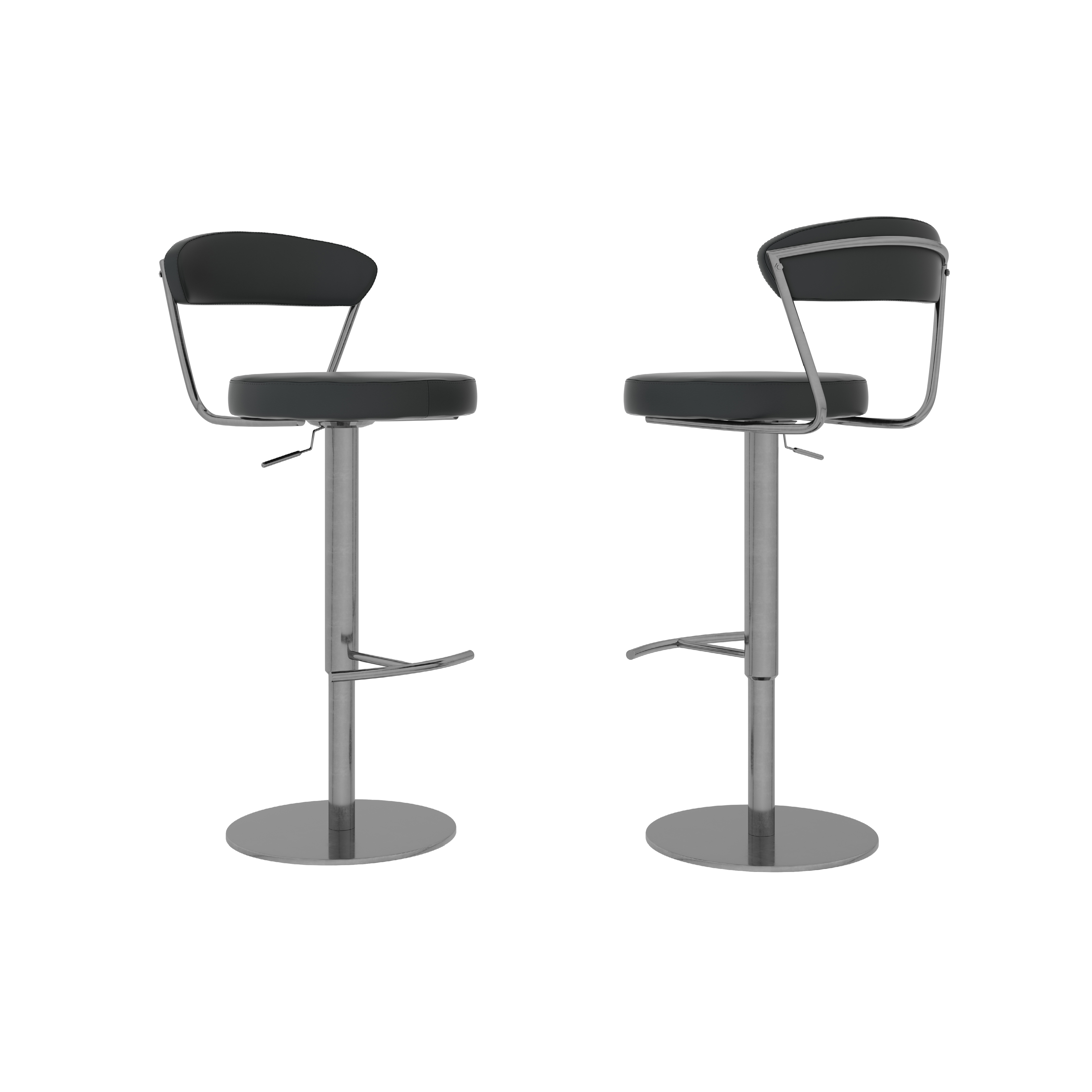 Gino Faux Leather Bar Stool
