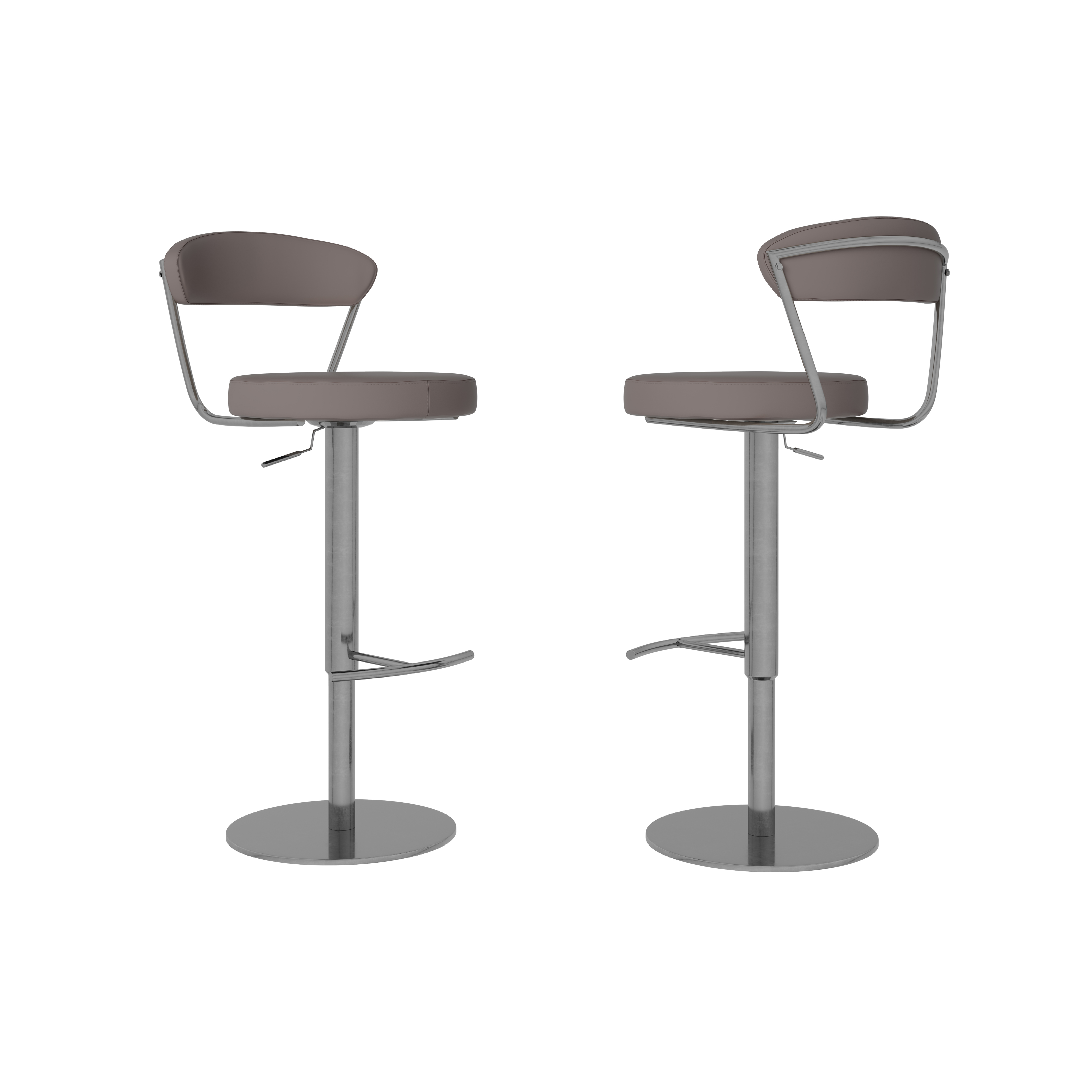Gino Faux Leather Bar Stool